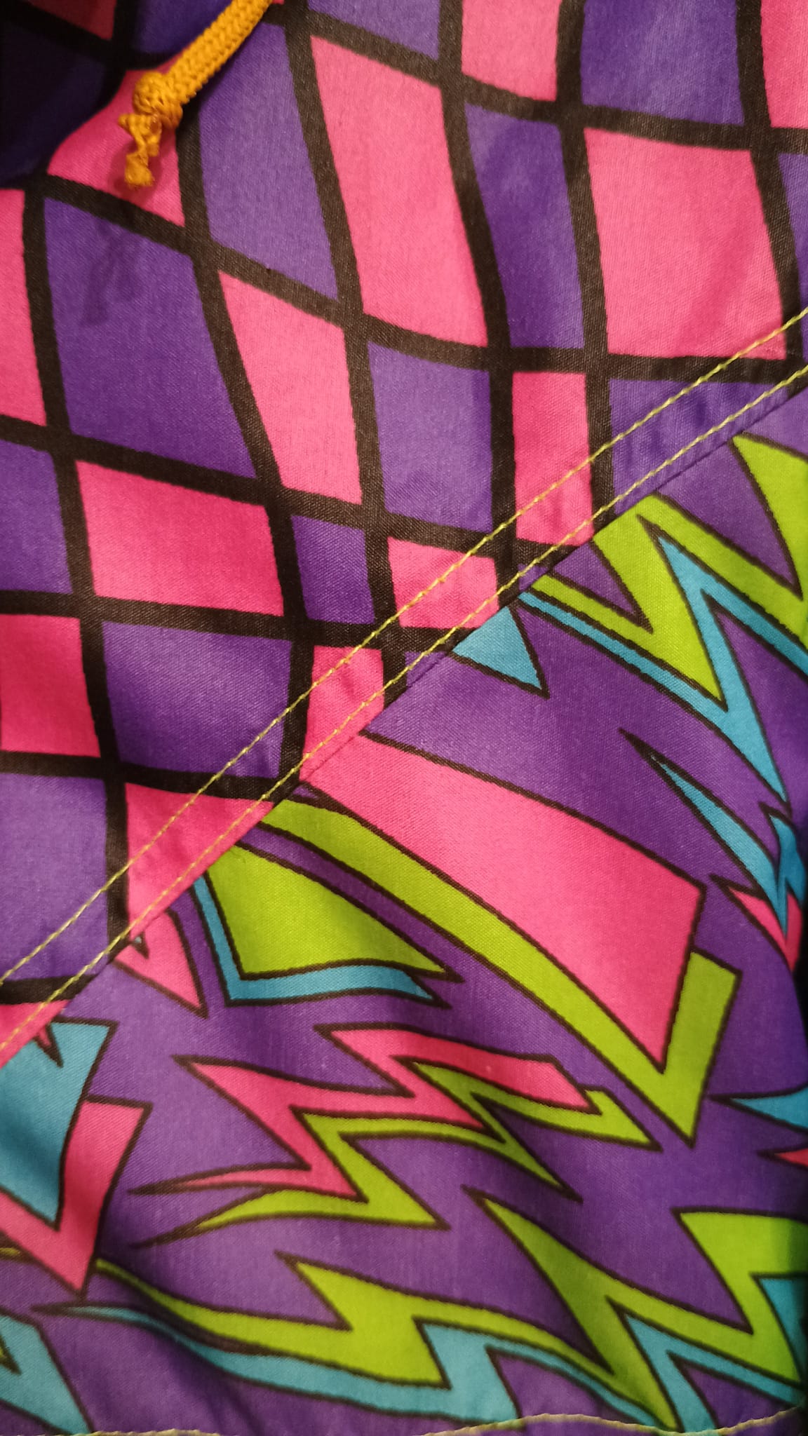 Vintage Multicolor Fantasy 90's Snow Jacket Woman Size L