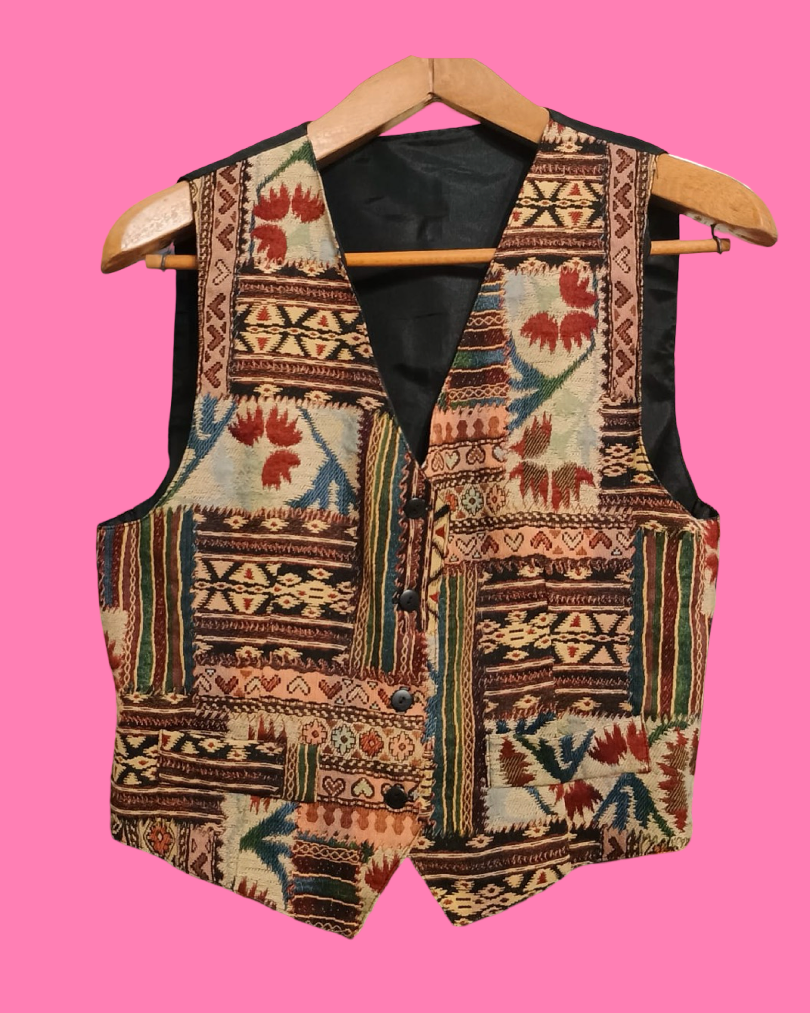 Vintage Multicolor Fantasy 90's Shirt Woman Size M