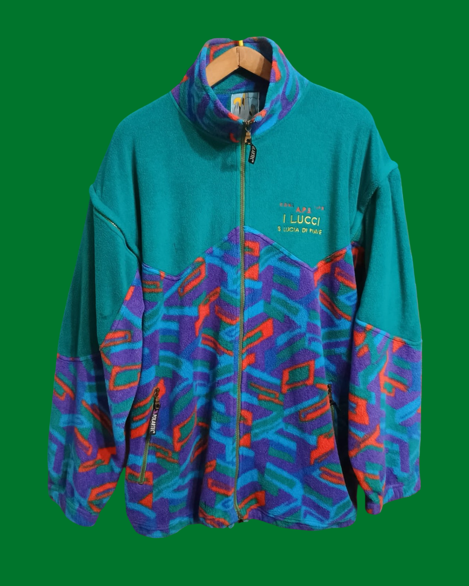 Vintage Multicolor Fantasy 90's Fleece Unisex Size XXL