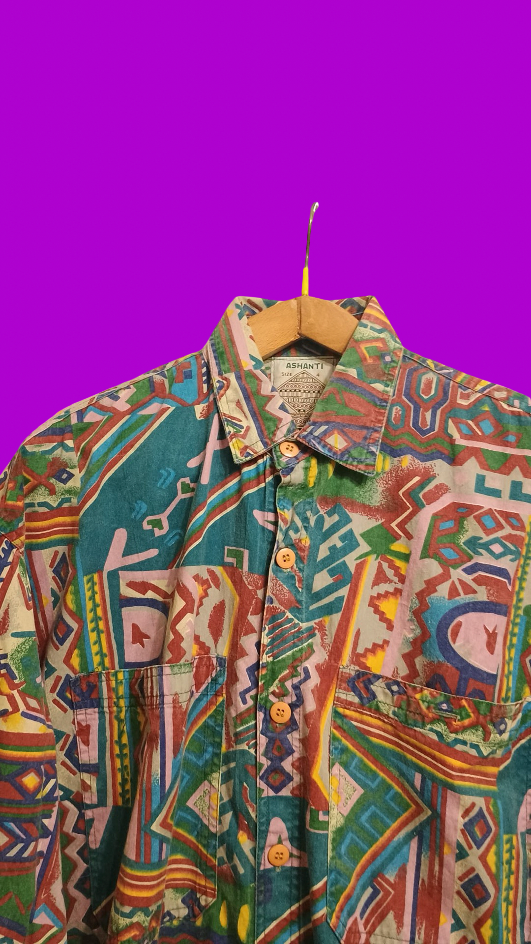 Vintage Multicolor Fantasy 90's Shirt Unisex Size XL