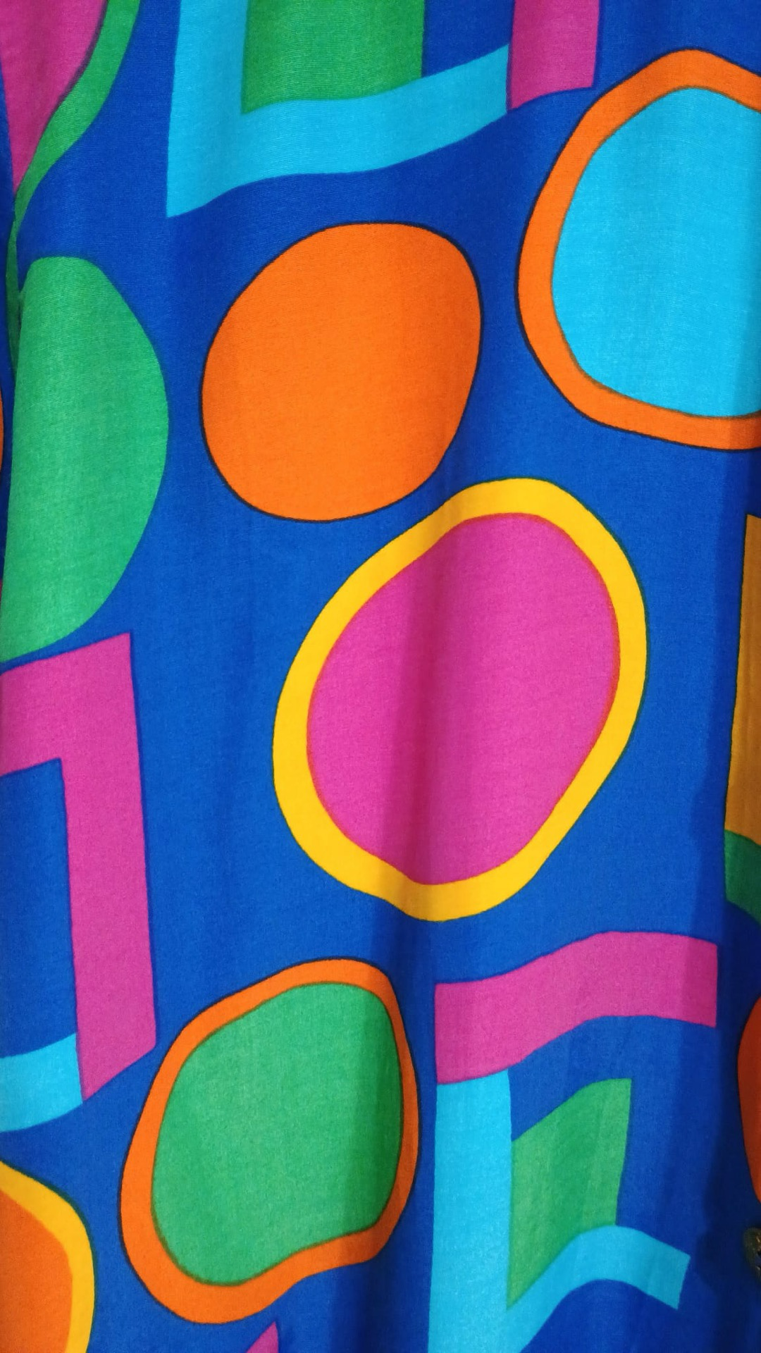 Vintage Multicolor Fantasy 90's Shirt Woman Size L