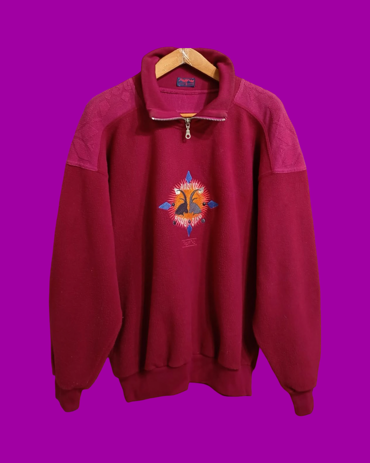 Vintage Multicolor Fantasy 90's Fleece Unisex Size L