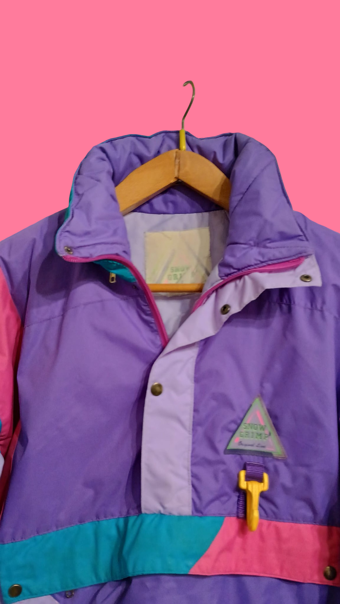 Vintage Multicolor Fantasy 90's Snow Jacket Unisex Size M