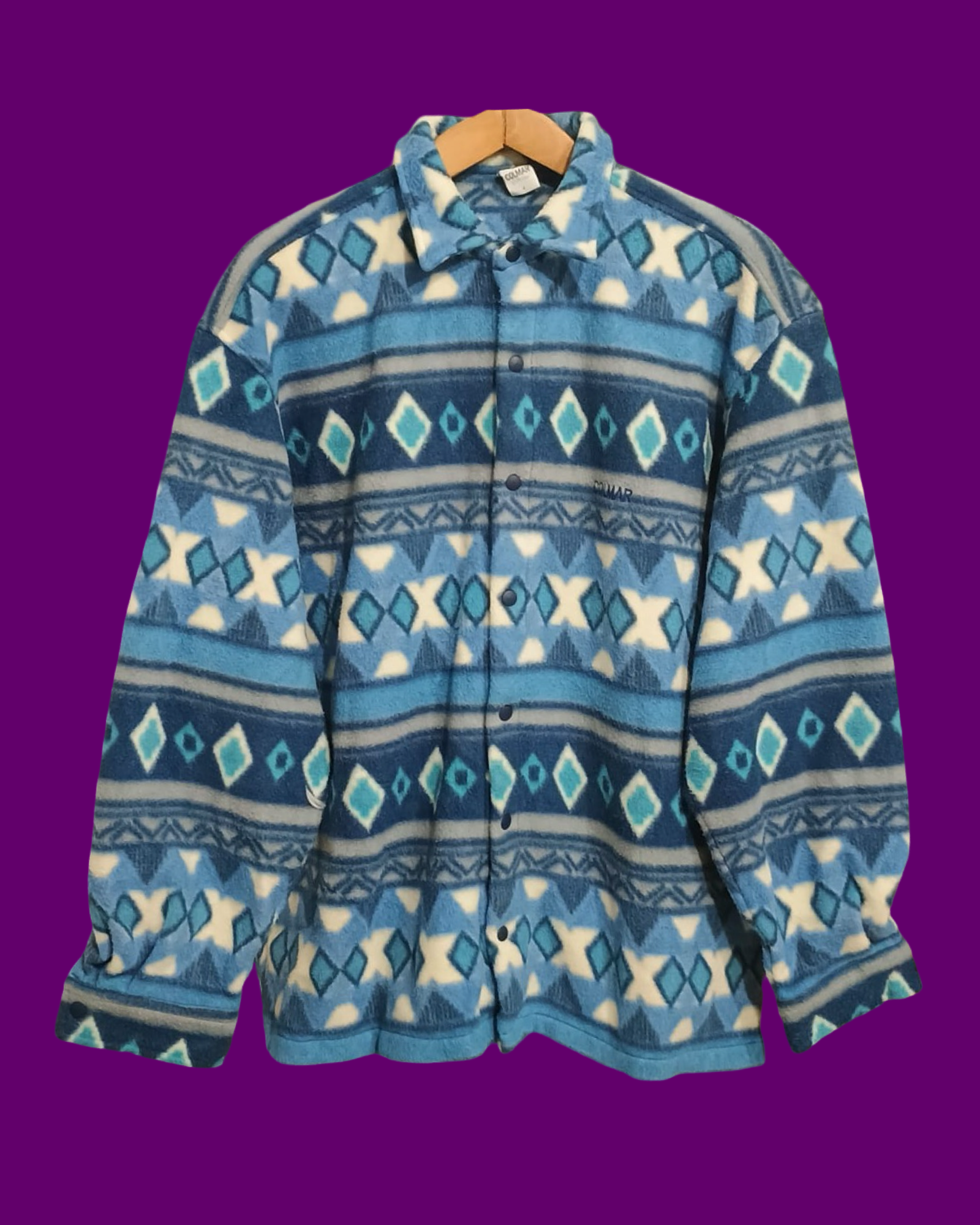 Vintage Multicolor Fantasy 90's Colmar Fleece Unisex Size L