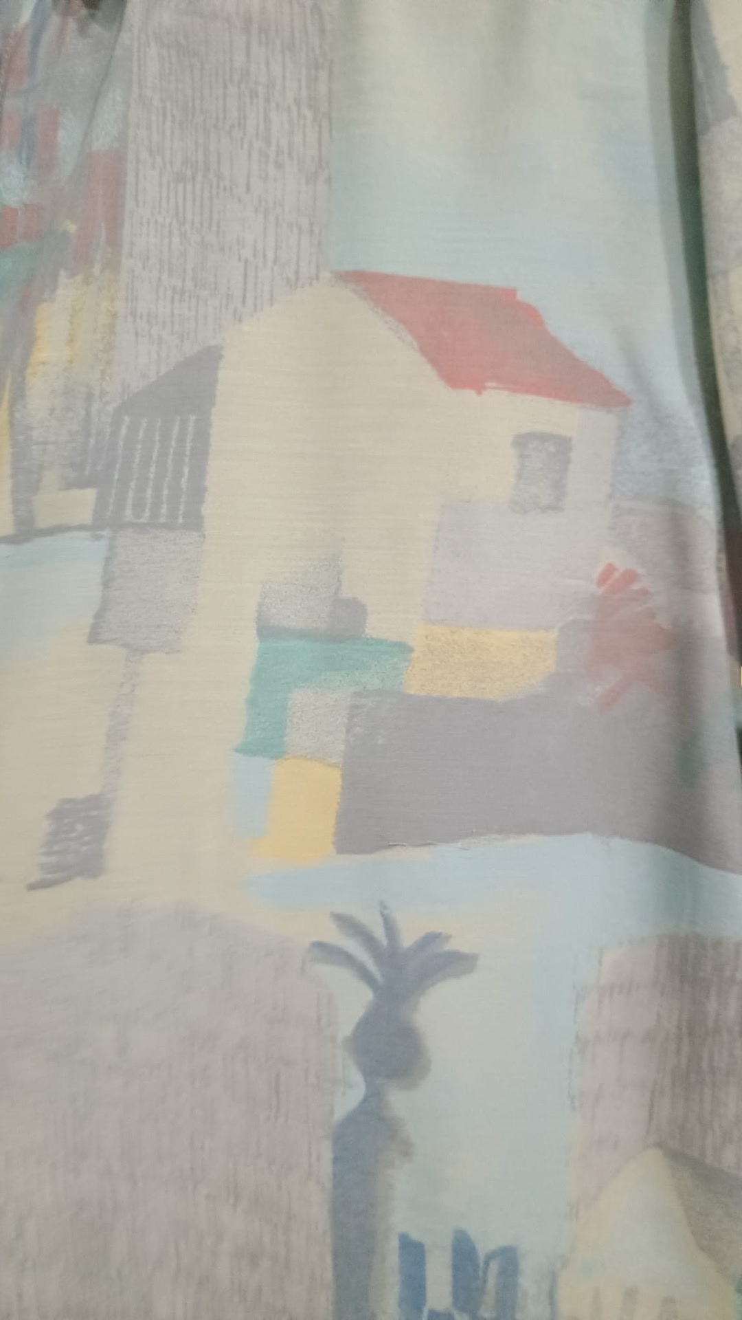 Vintage Multicolor Fantasy 90's Shirt Woman Size M
