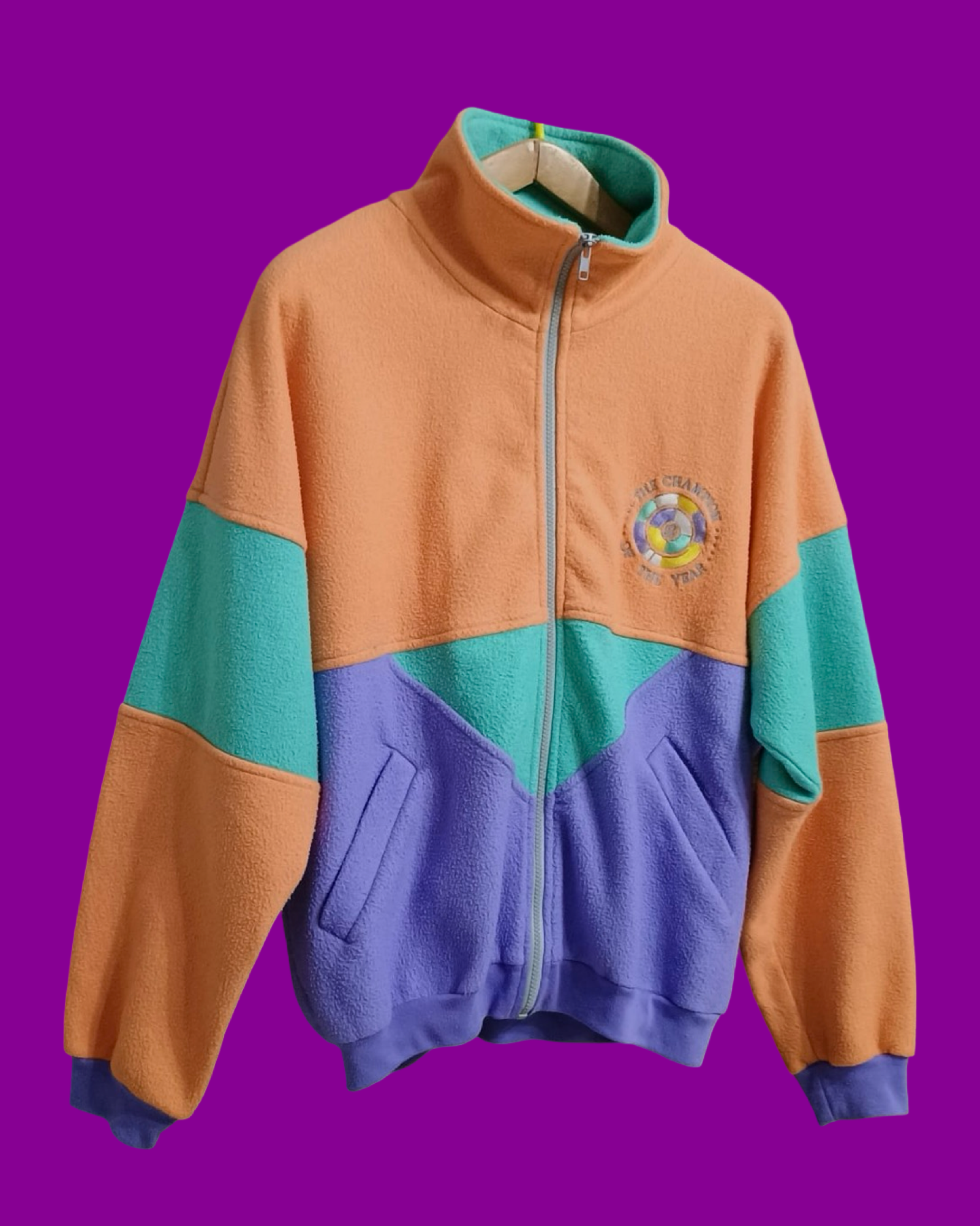 Vintage Multicolor Fantasy 90's Fleece Unisex Size M