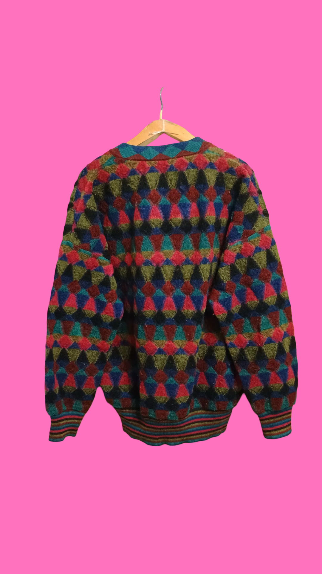 Vintage Multicolor Fantasy 90's Missoni Sweater Unisex Size L