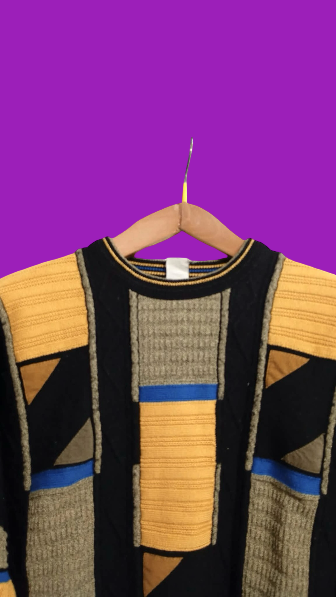 Vintage Multicolor Fantasy 90's Sweater Woman Size S