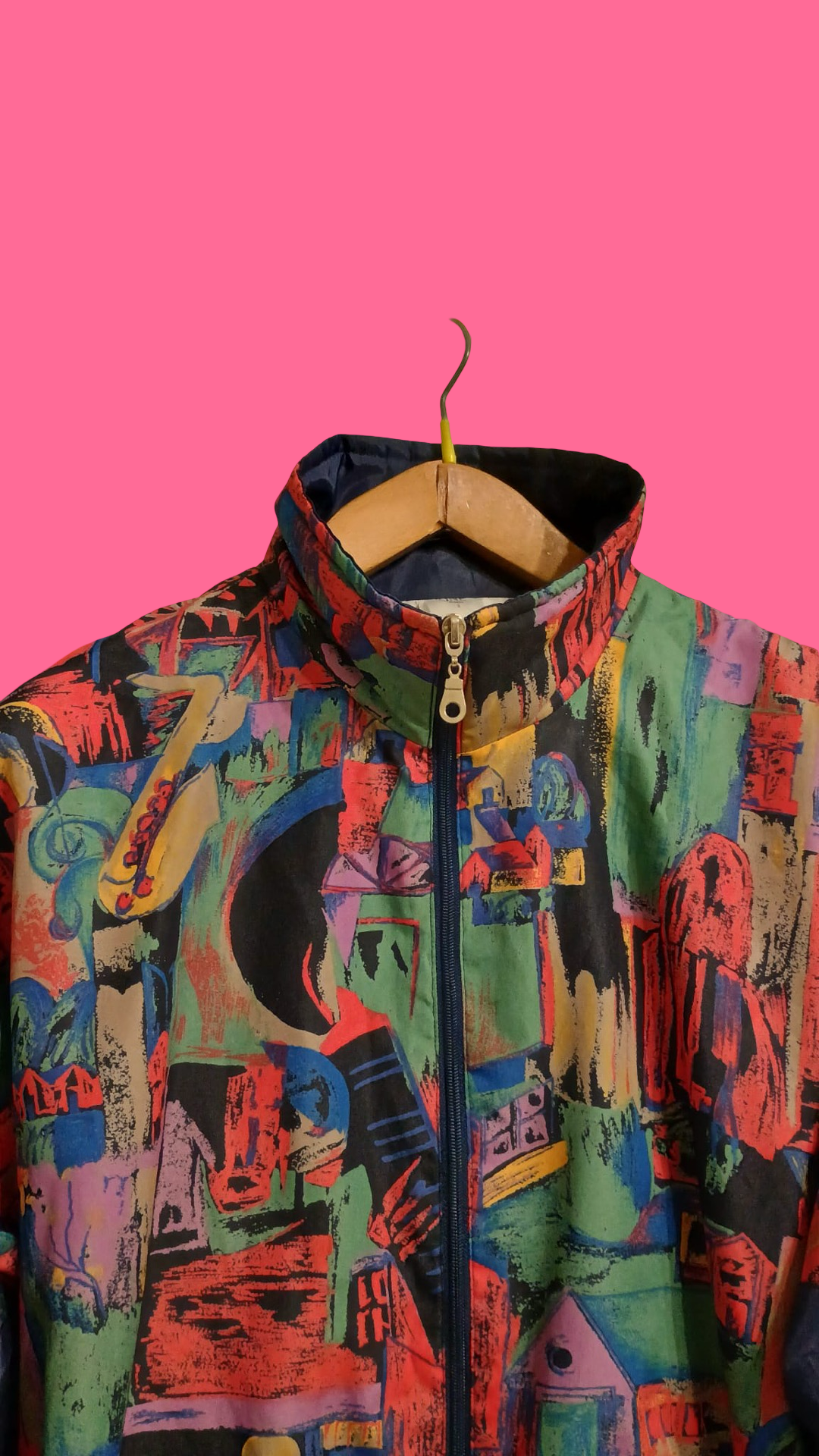 Vintage Multicolor Fantasy 90's Windbreaker Unisex Size L