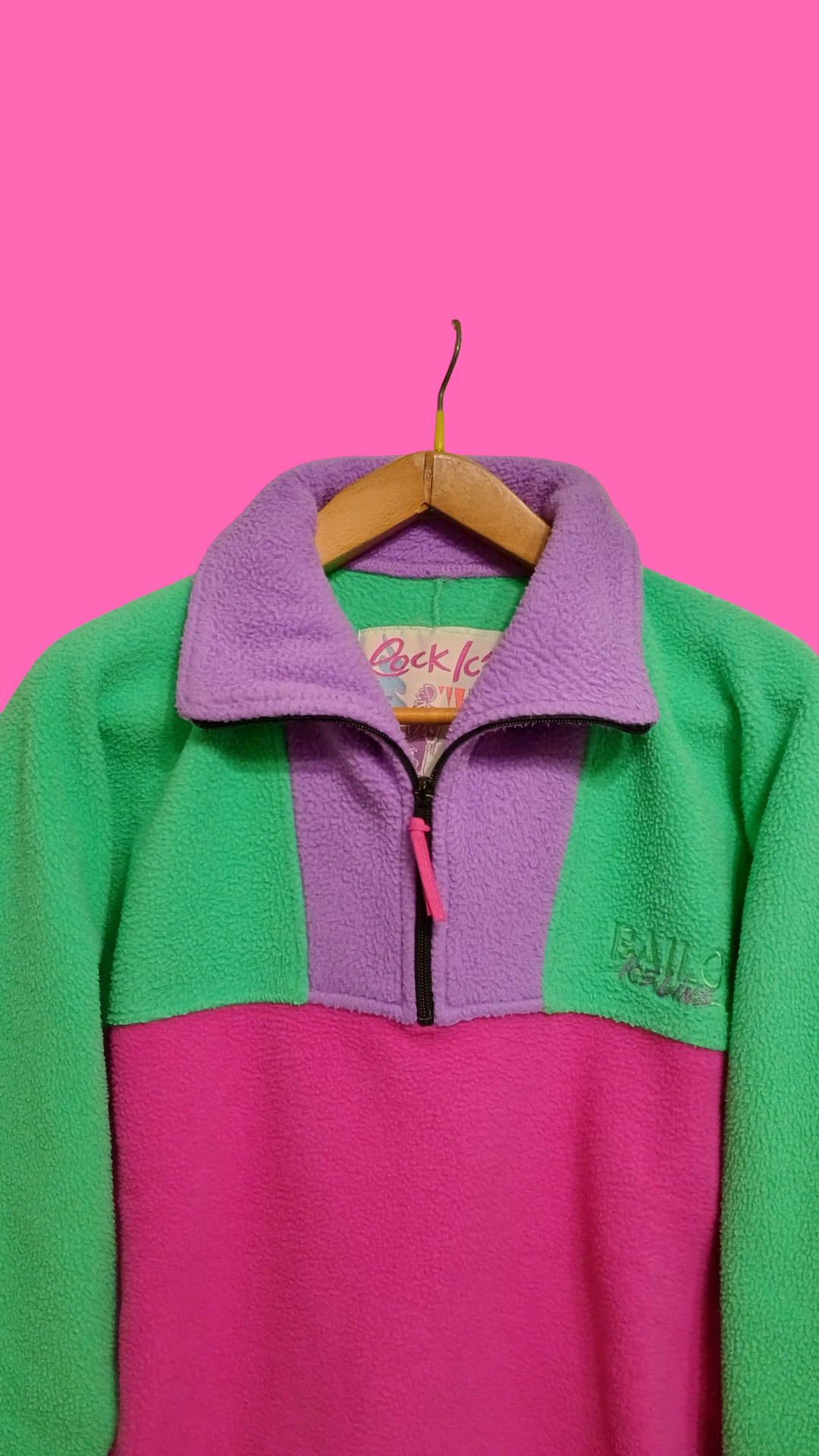 Vintage Multicolor Fantasy 90's Fleece Unisex Size L
