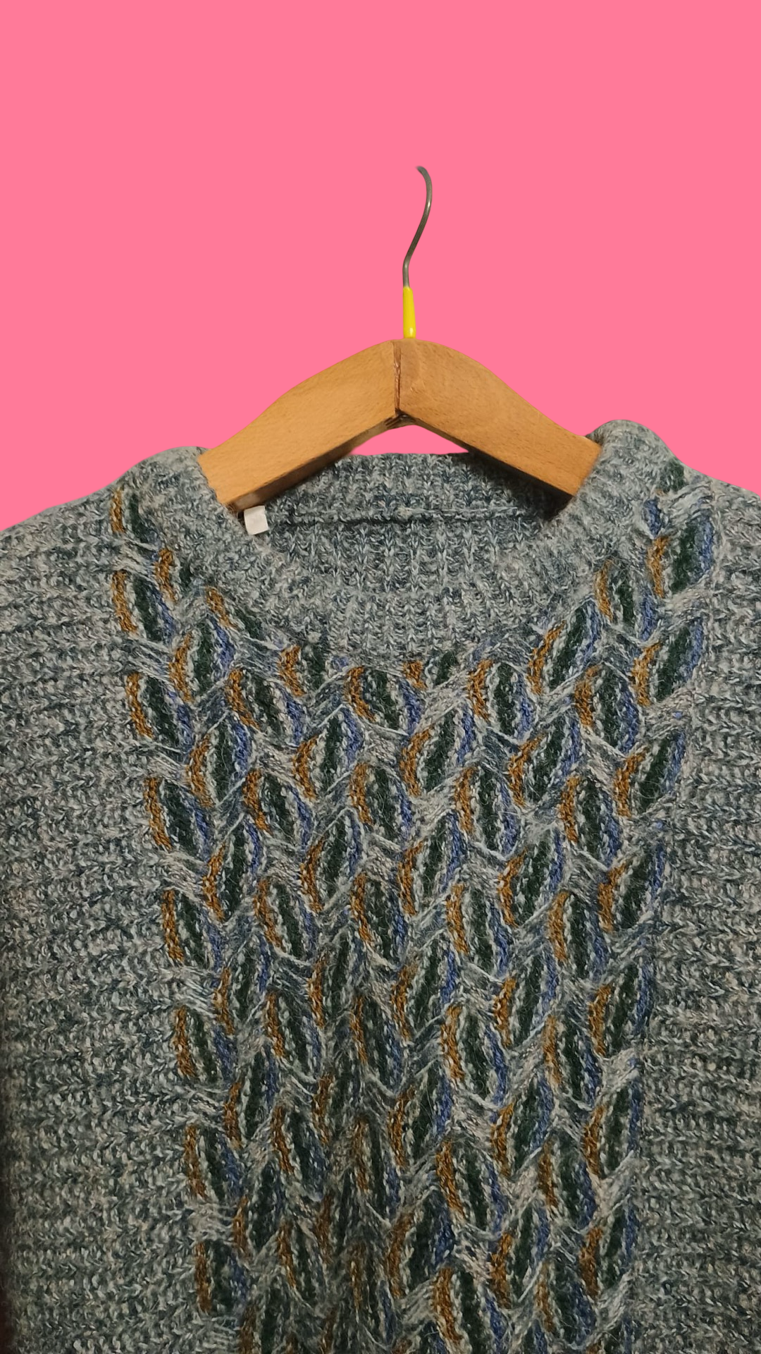 Vintage Multicolor Fantasy 90's Sweater Unisex Size L