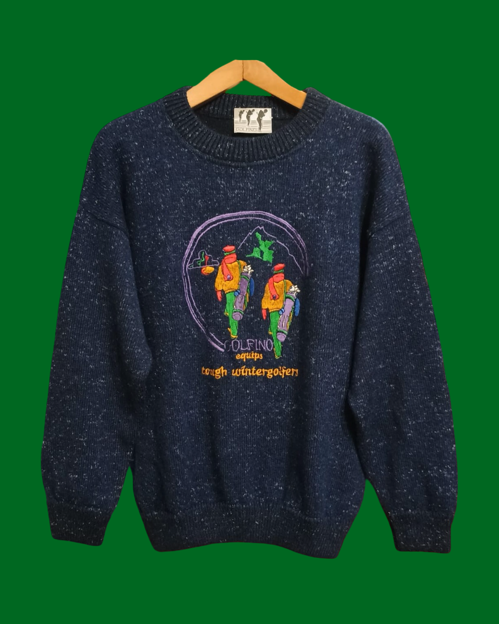 Vintage Multicolor Fantasy 90's Sweater Unisex Size XL