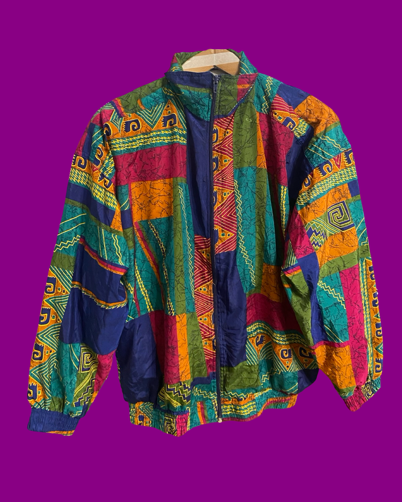 Vintage Multicolor Fantasy 90's Spring Jacket Unisex Size M