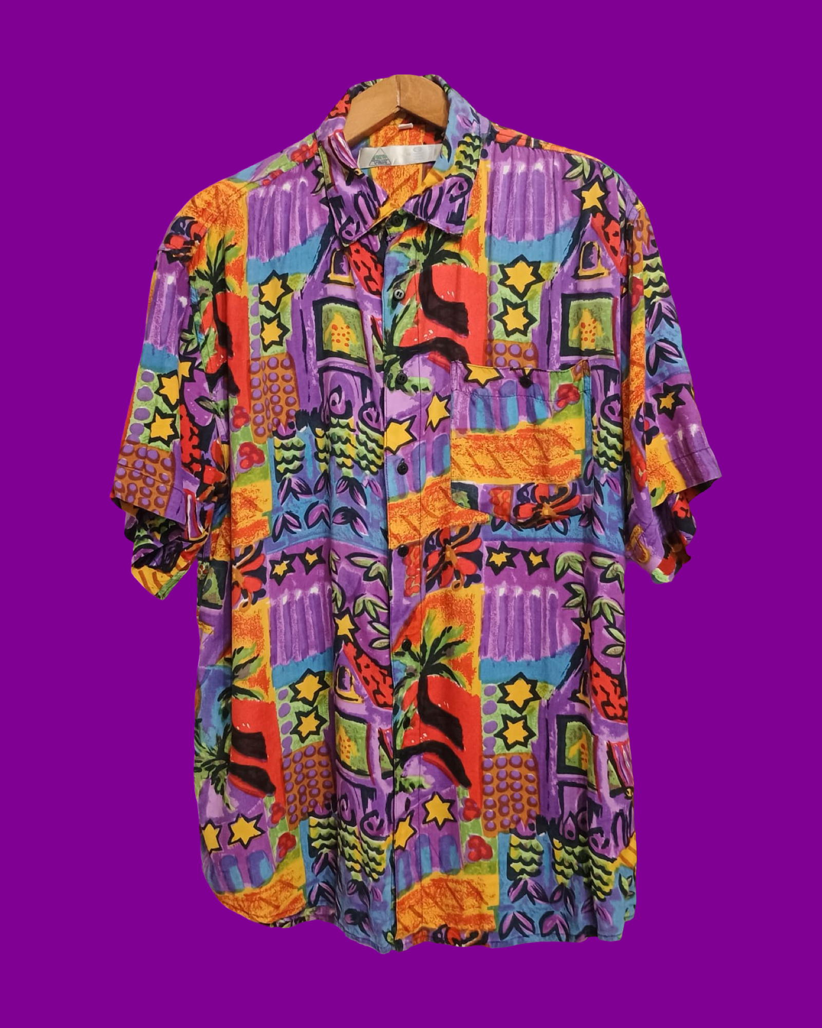 Vintage Multicolor Fantasy 90's Shirt Unisex Size XL