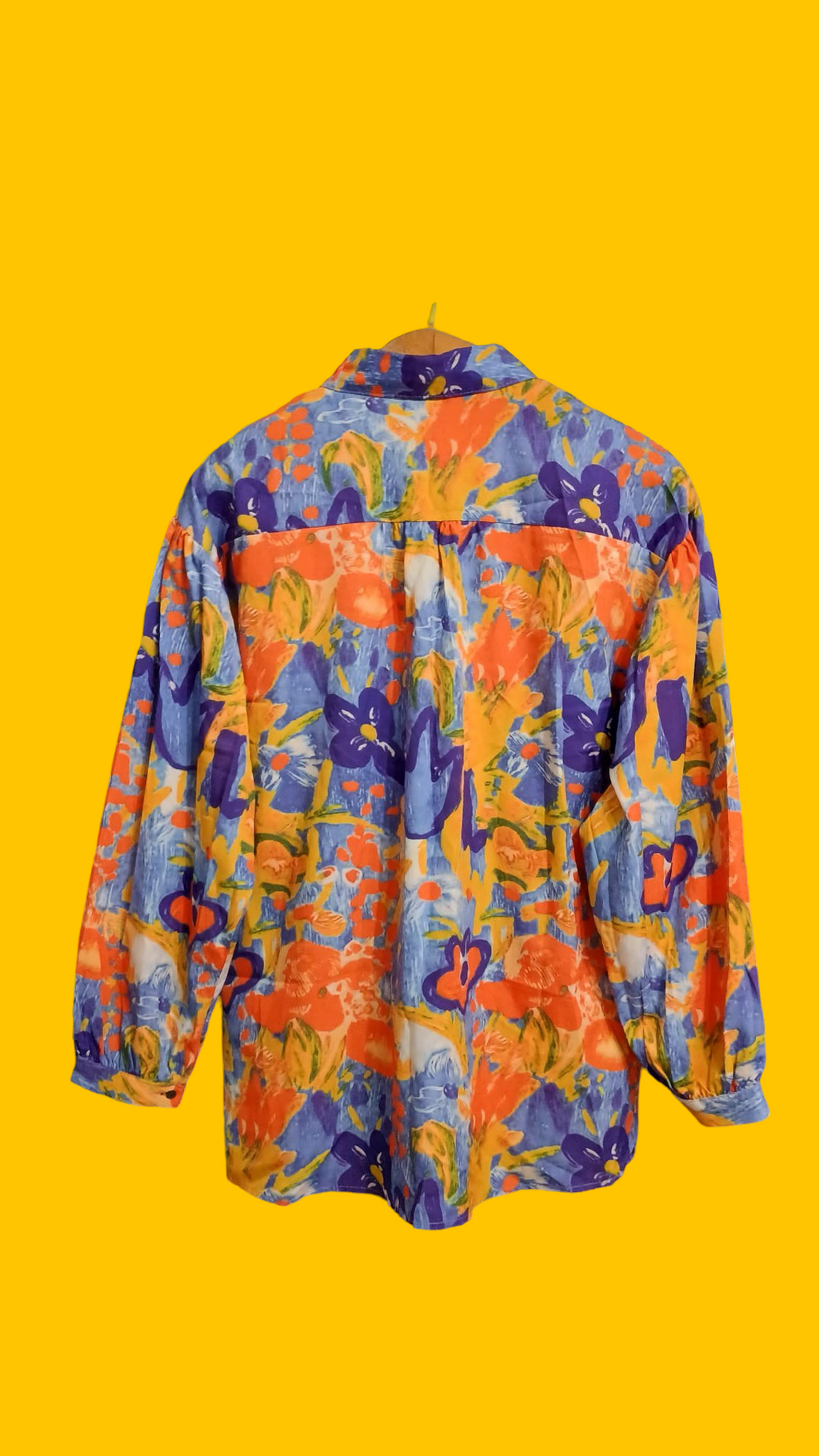 Vintage Multicolor Fantasy 90's Shirt Woman Size L