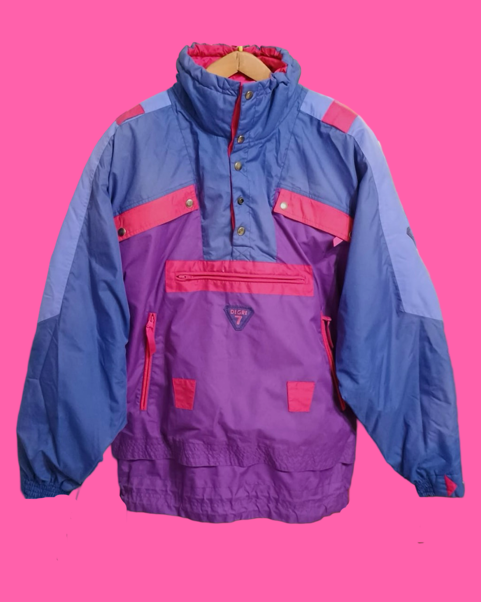 Vintage Multicolor Fantasy 90's Snow Jacket Unisex Size XL