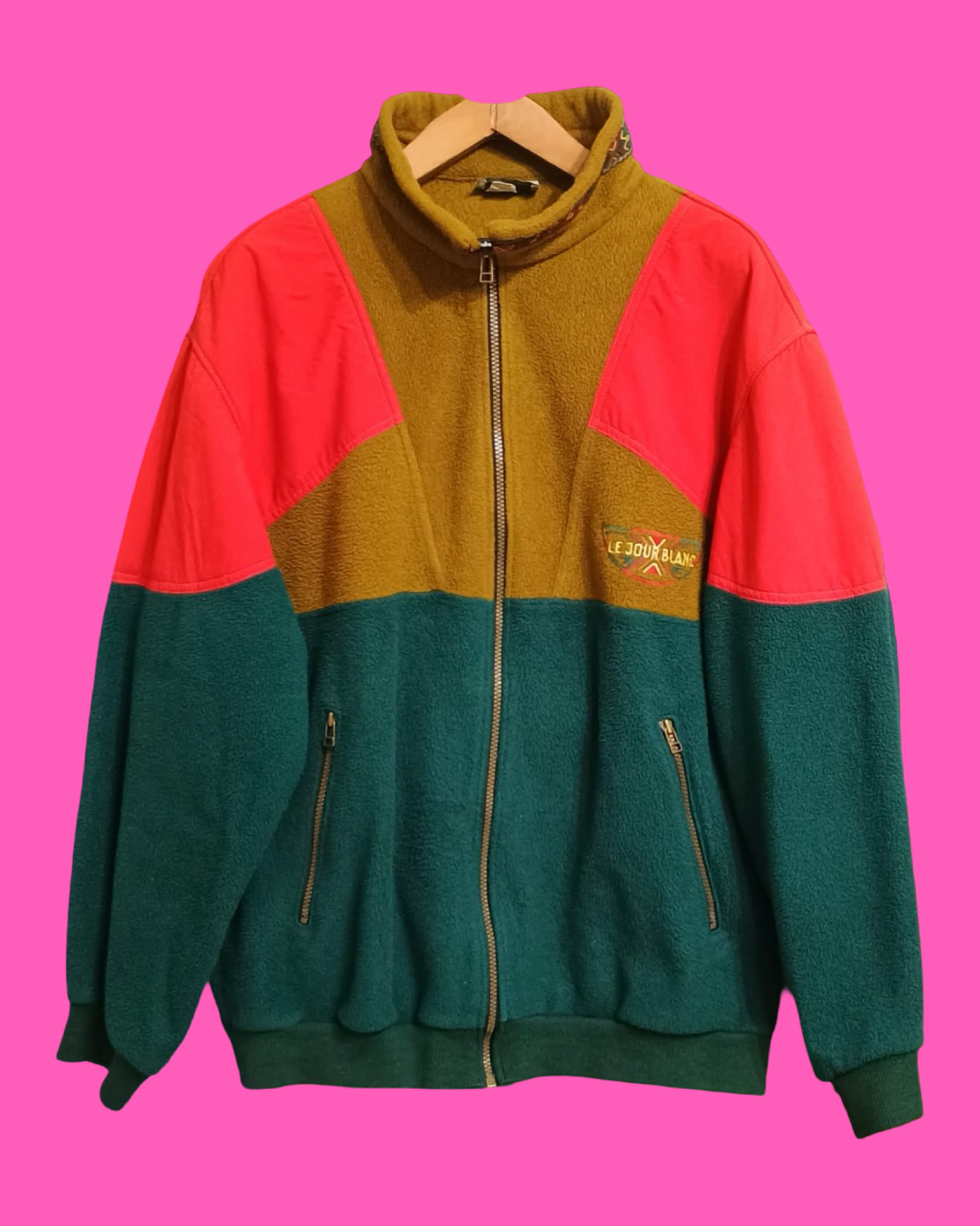 Vintage Multicolor Fantasy 90's Fleece Unisex Size L