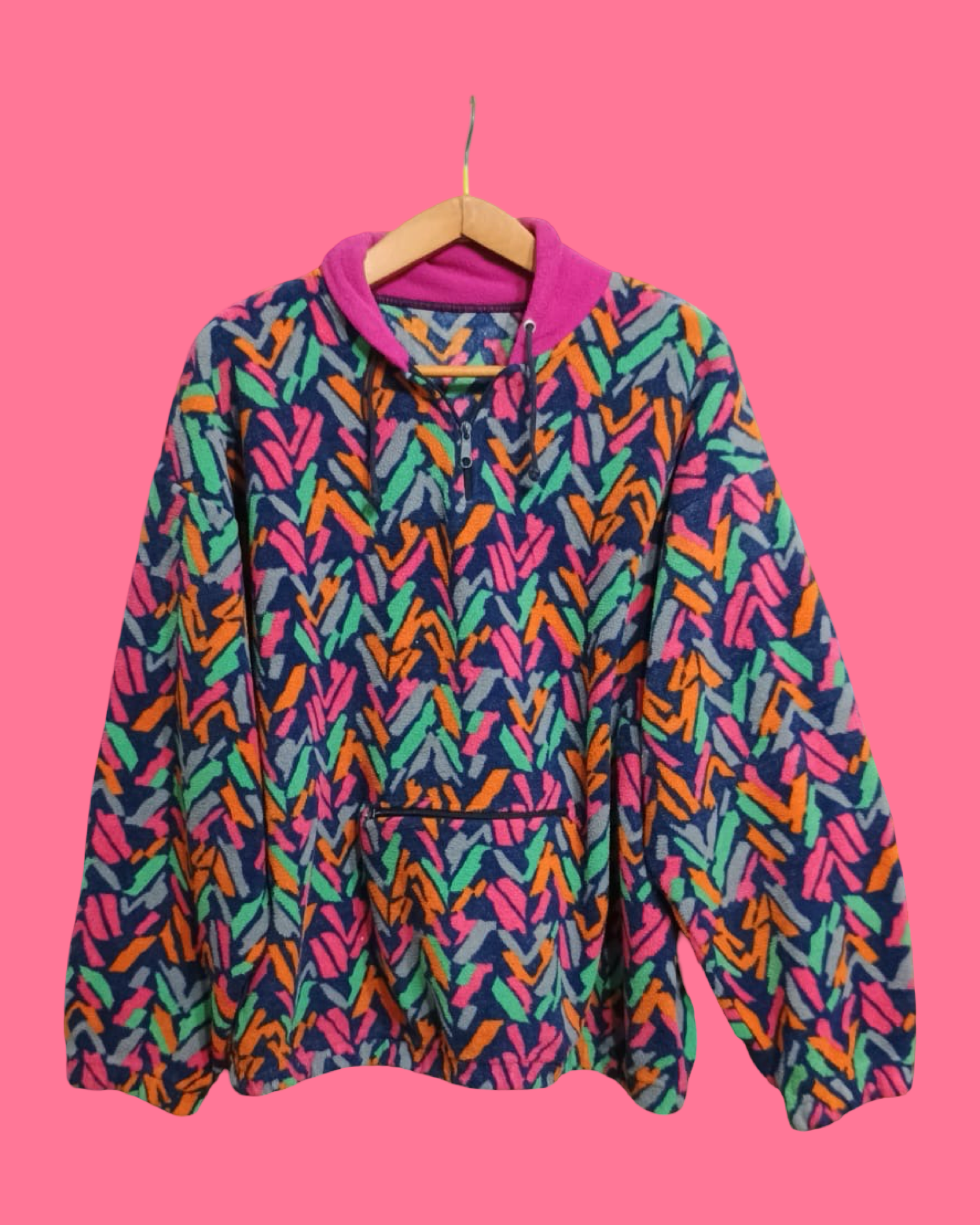 Vintage Multicolor Fantasy 90's Sweatshirt Unisex Size L