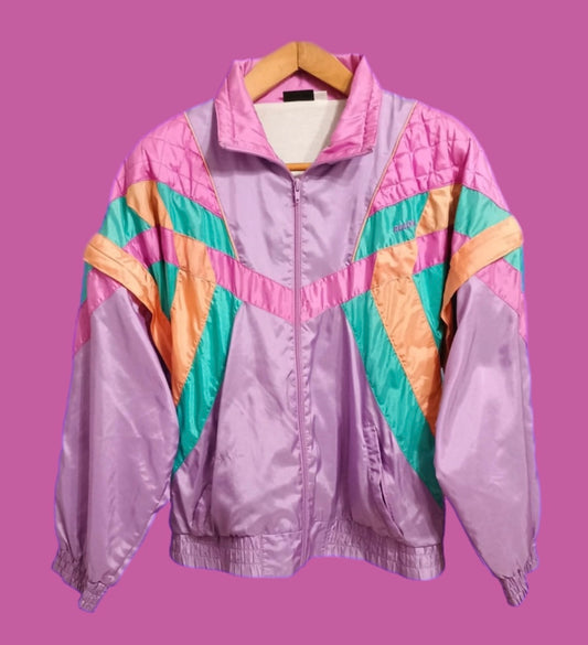 Sweatshirt Vintage Multicolor A Fantasia Anni 90 Woman Spring Size L