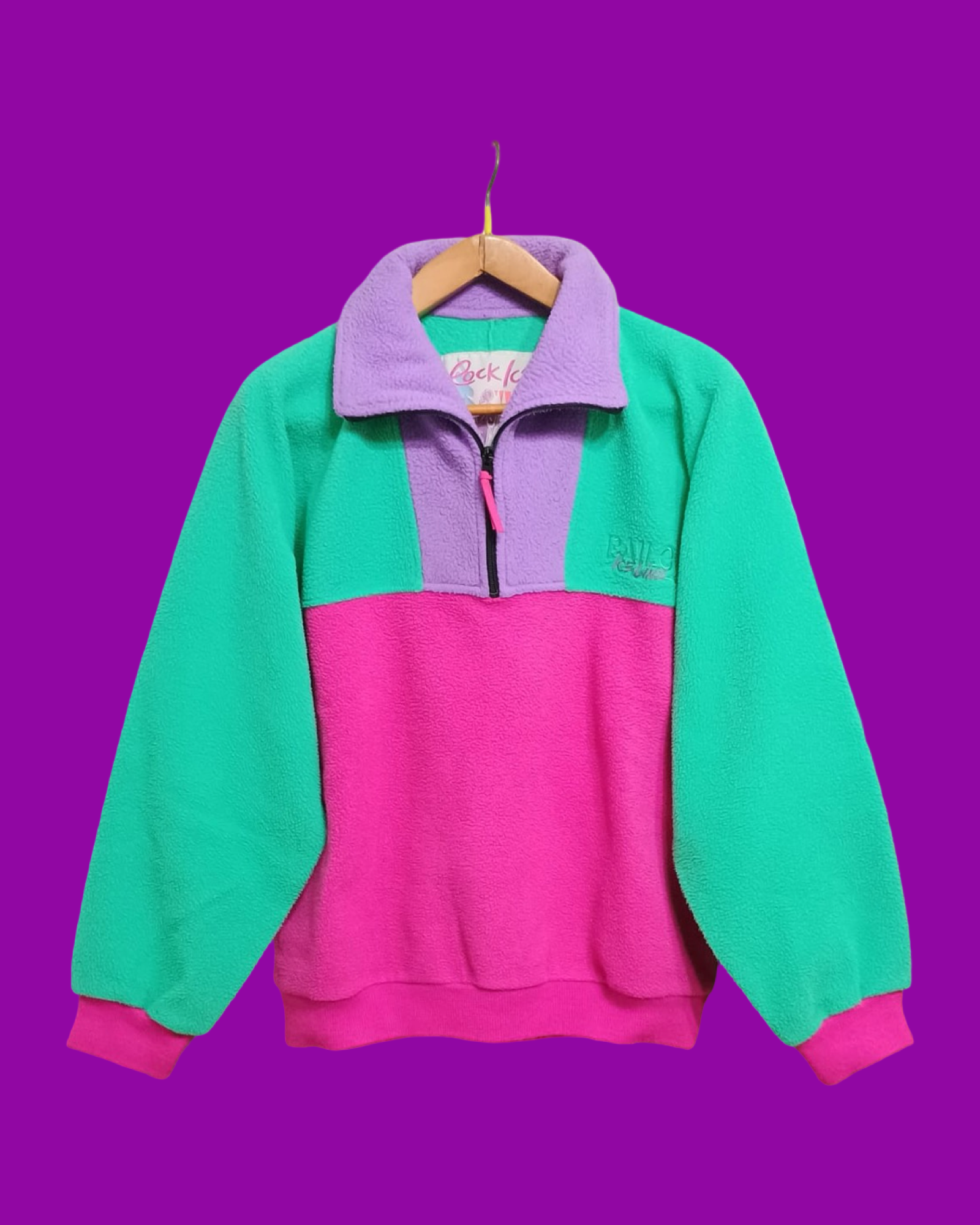Vintage Multicolor Fantasy 90's Fleece Unisex Size L
