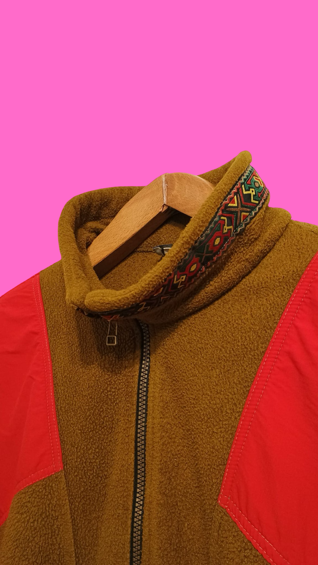 Vintage Multicolor Fantasy 90's Fleece Unisex Size L