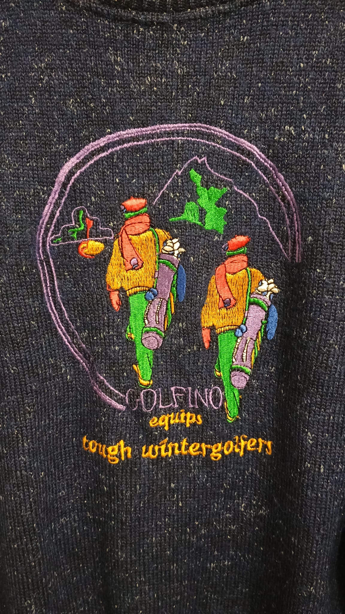 Vintage Multicolor Fantasy 90's Sweater Unisex Size XL