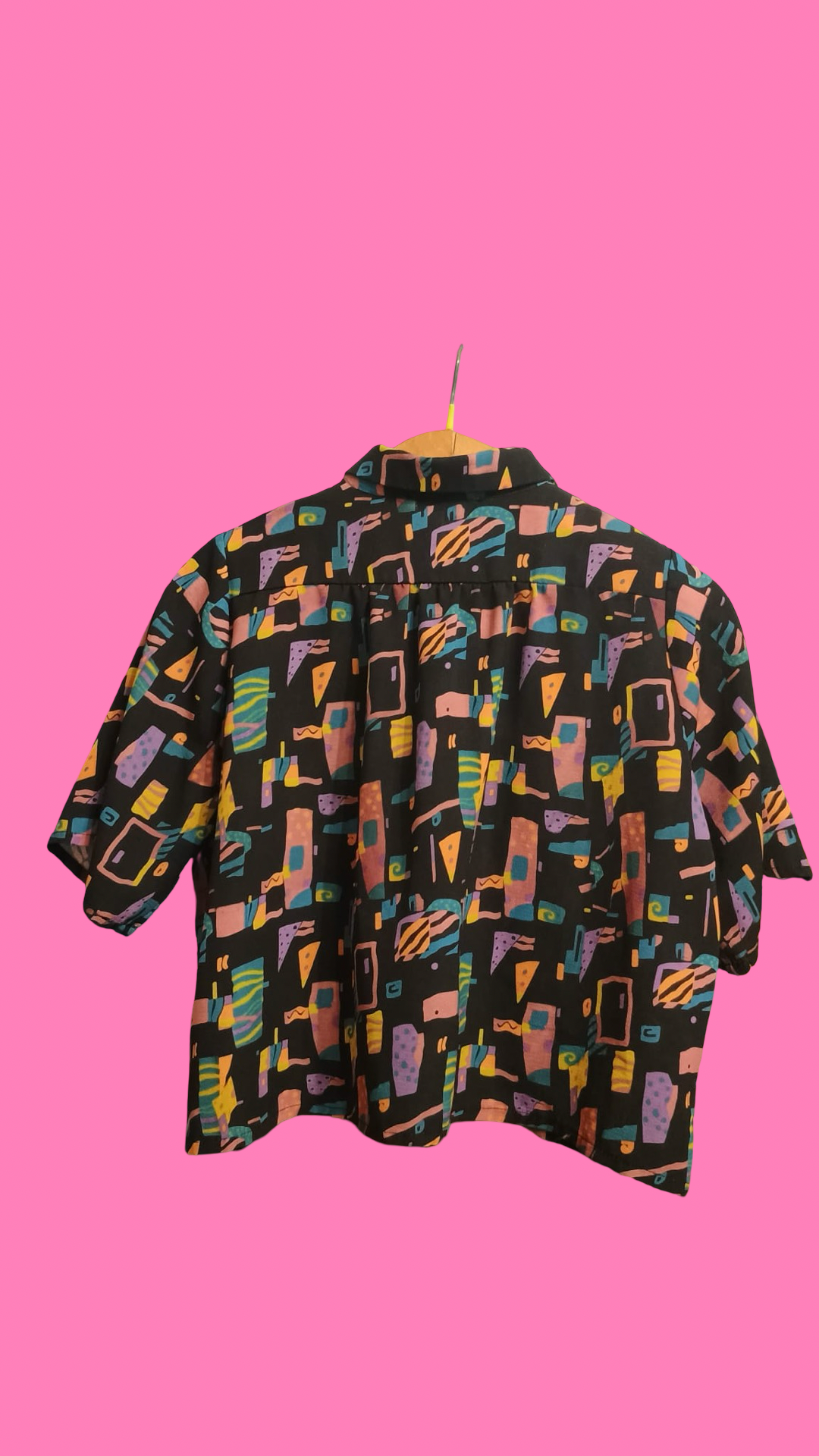 Vintage Multicolor Fantasy 90's Shirt Woman Size S