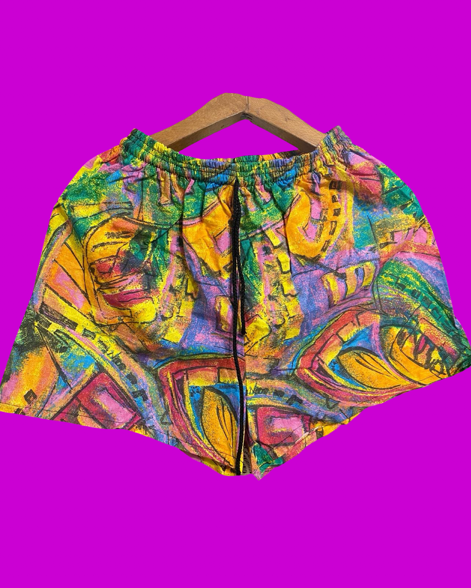 Vintage Multicolor Fantasy 90's Swimming Suit Unisex Size M