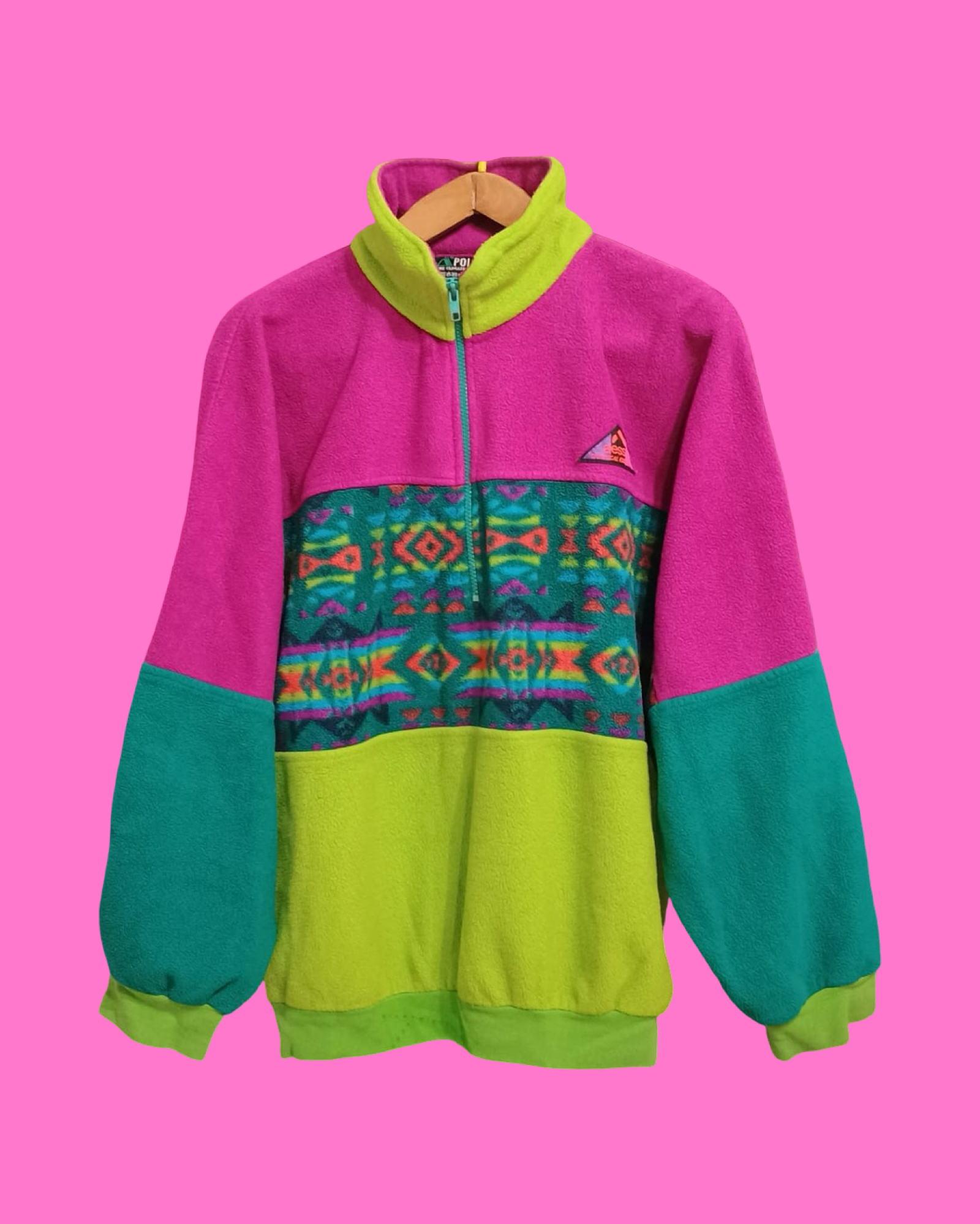 Vintage Multicolor Fantasy 90's Fleece Unisex Size L