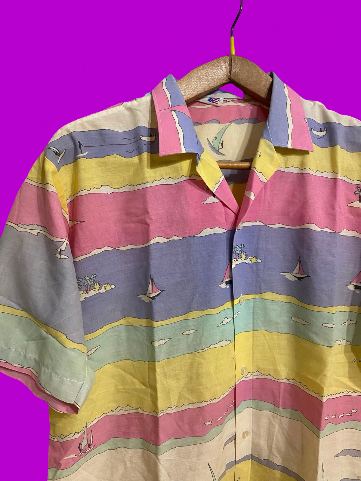 Vintage Multicolor Fantasy 90's Shirt Unisex Size L