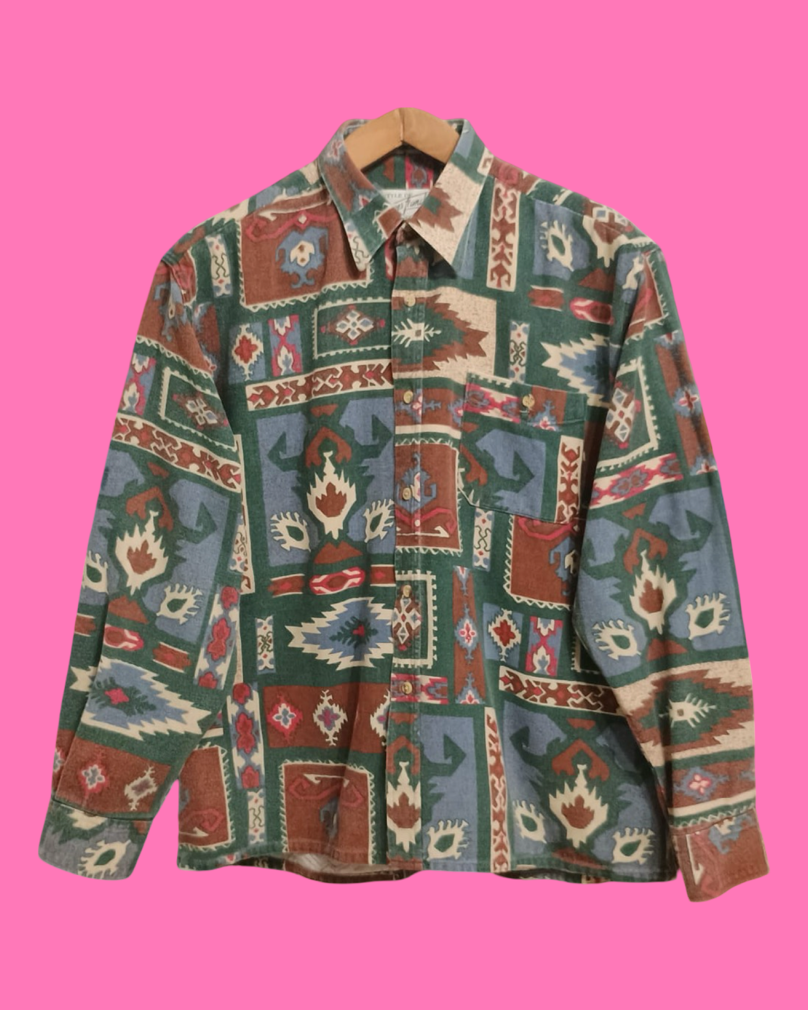 Vintage Multicolor Fantasy 90's Shirt Unisex Size M