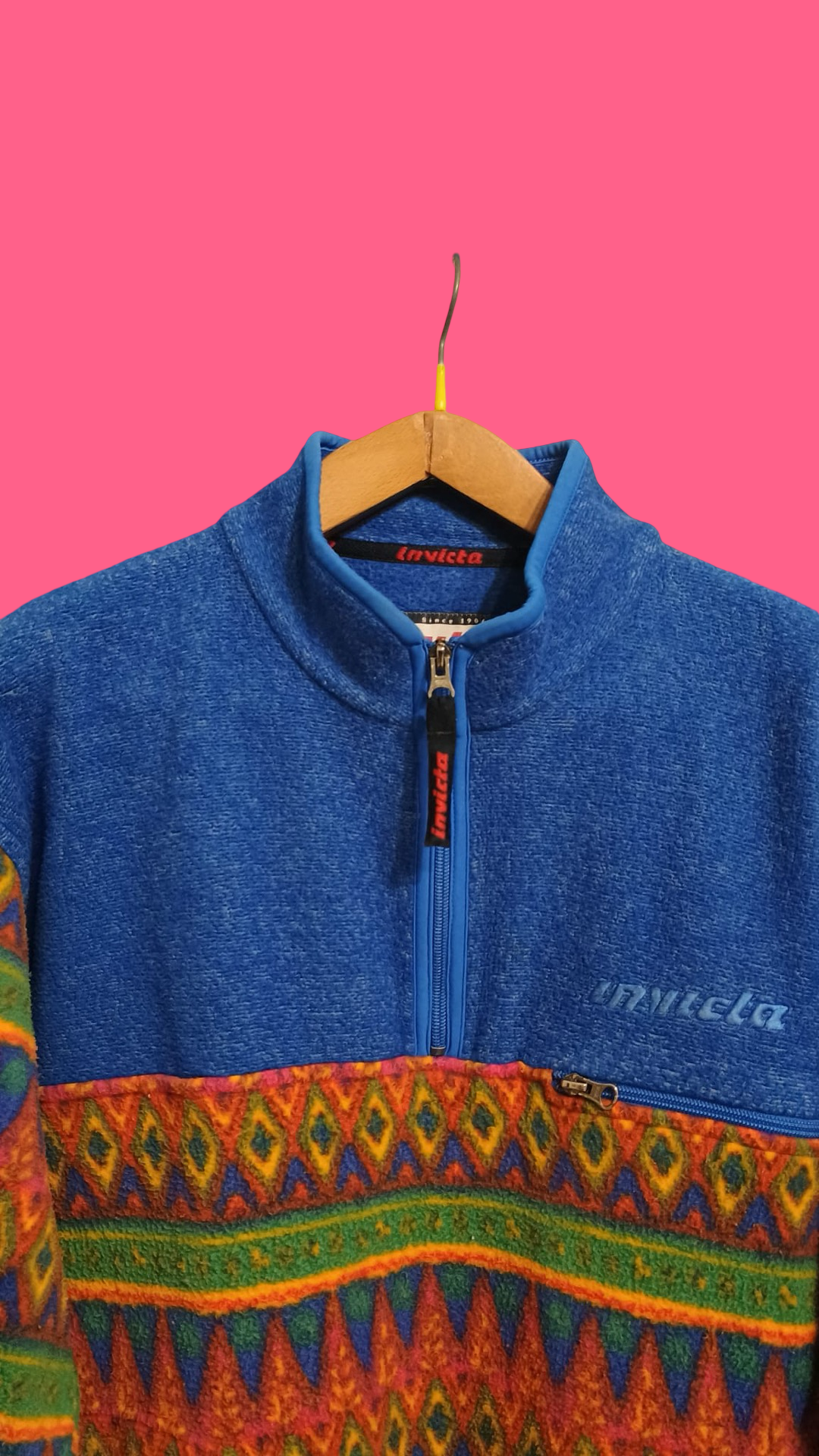 Vintage Multicolor Fantasy 90's Fleece Unisex Size M