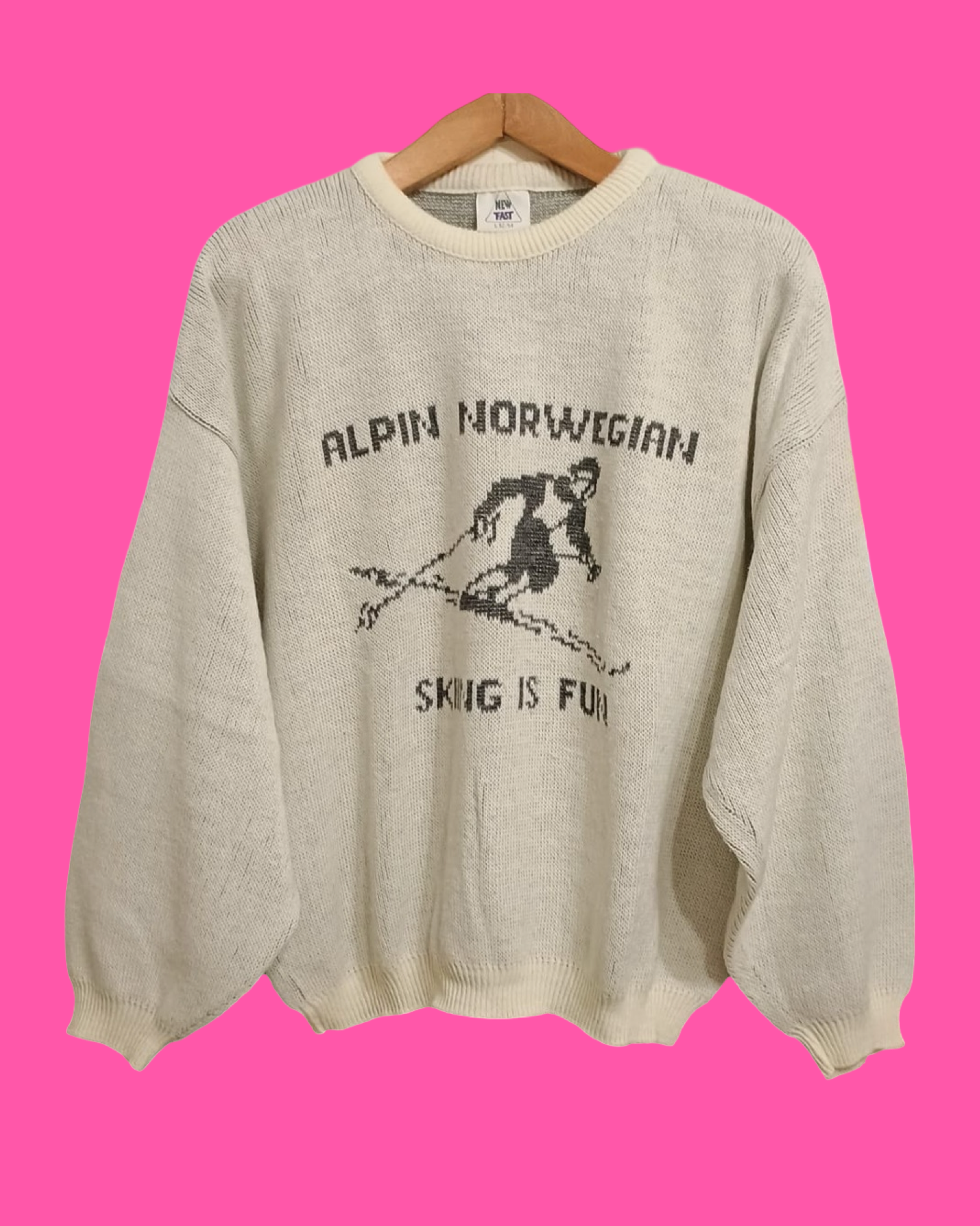 Vintage Multicolor Fantasy 90's Sweater Unisex Size L