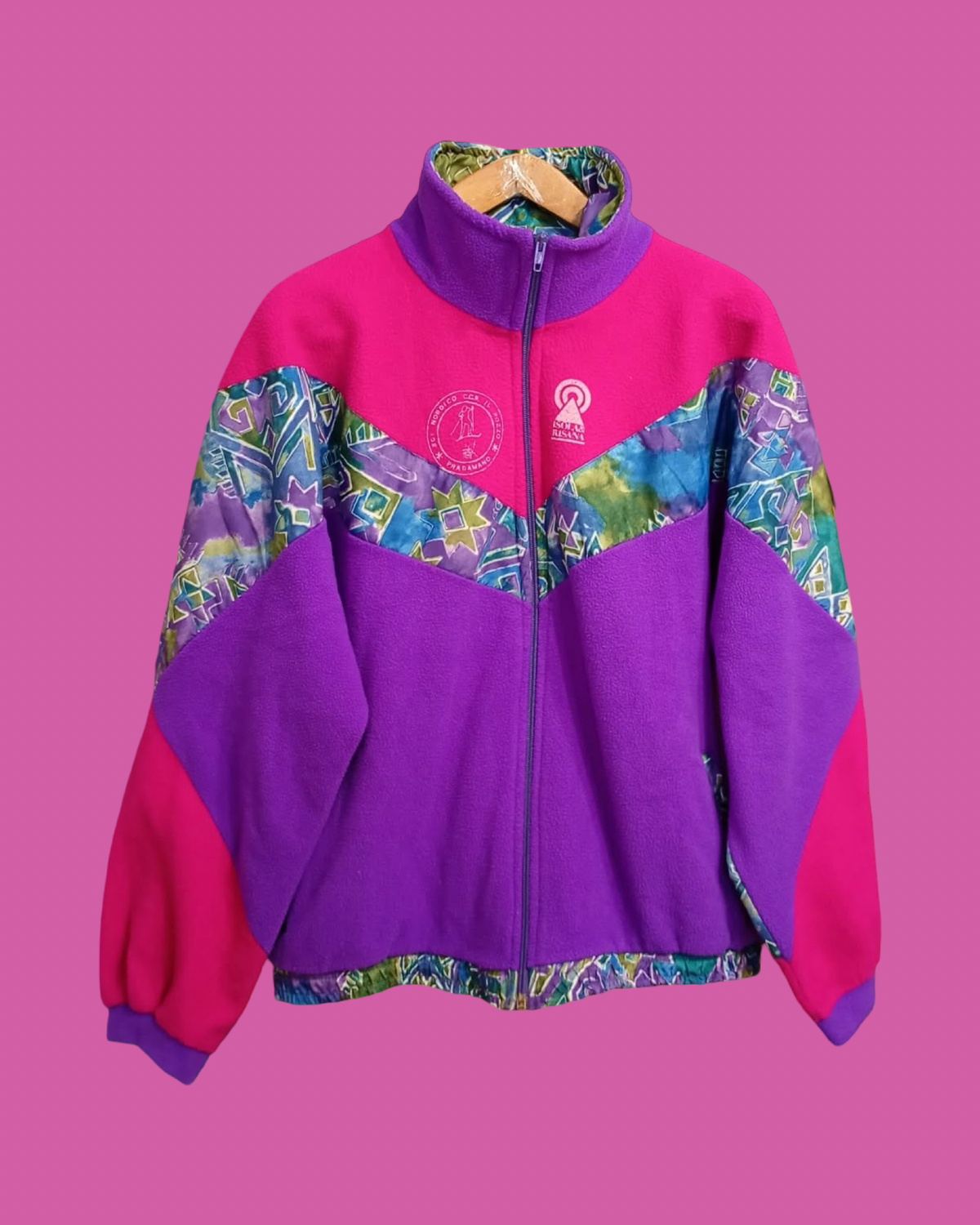 Vintage Multicolor Fantasy 90's Fleece Unisex Size M