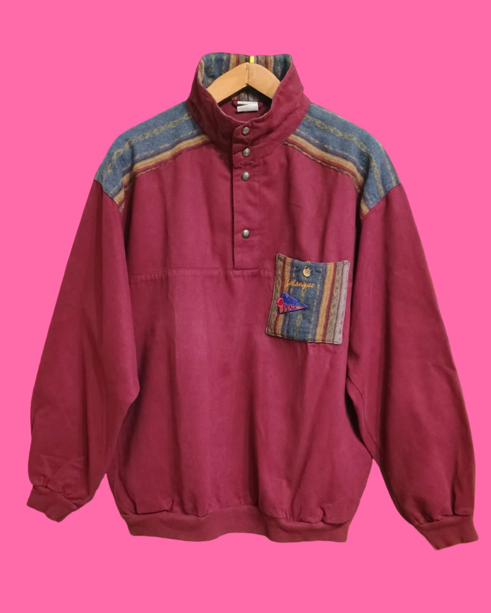 Vintage Multicolor Fantasy 90's Sweatshirt Unisex Size M