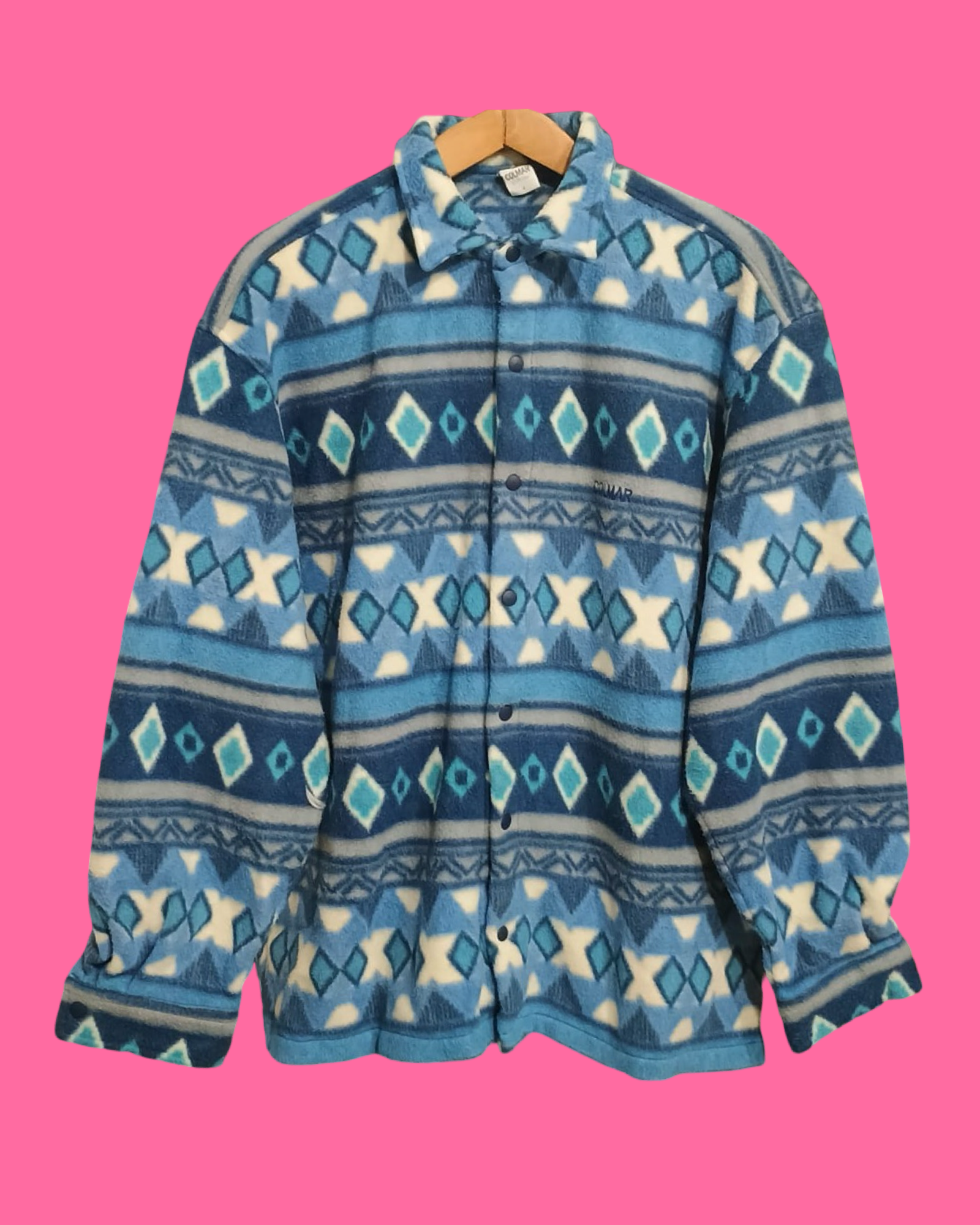 Vintage Multicolor Fantasy 90's Colmar Fleece Unisex Size L