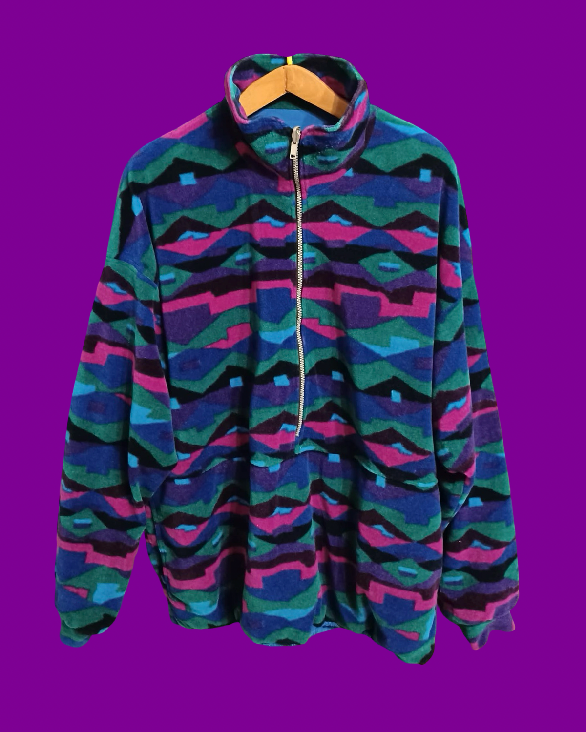 Vintage Multicolor Fantasy 90's Fleece Unisex Size XXL