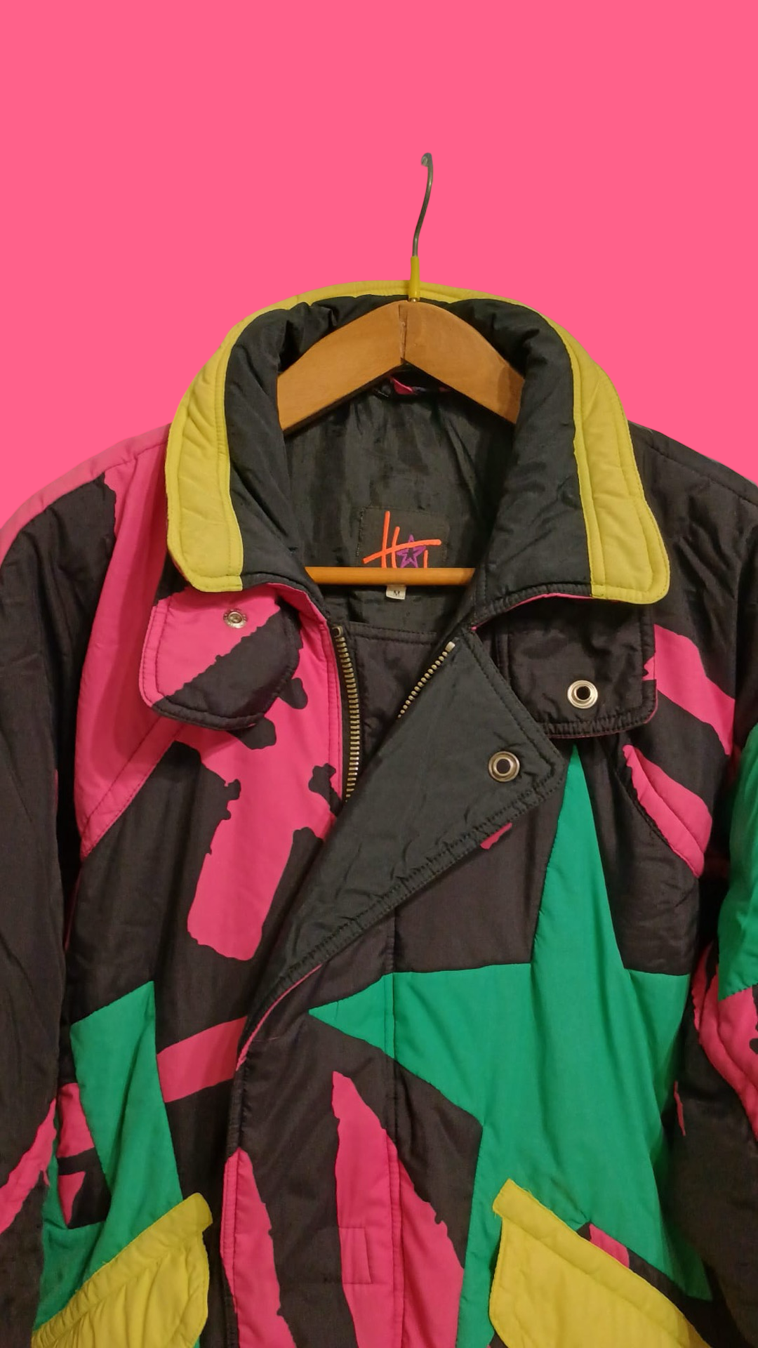 Vintage Multicolor Fantasy 90's Snow Jacket Unisex Size M