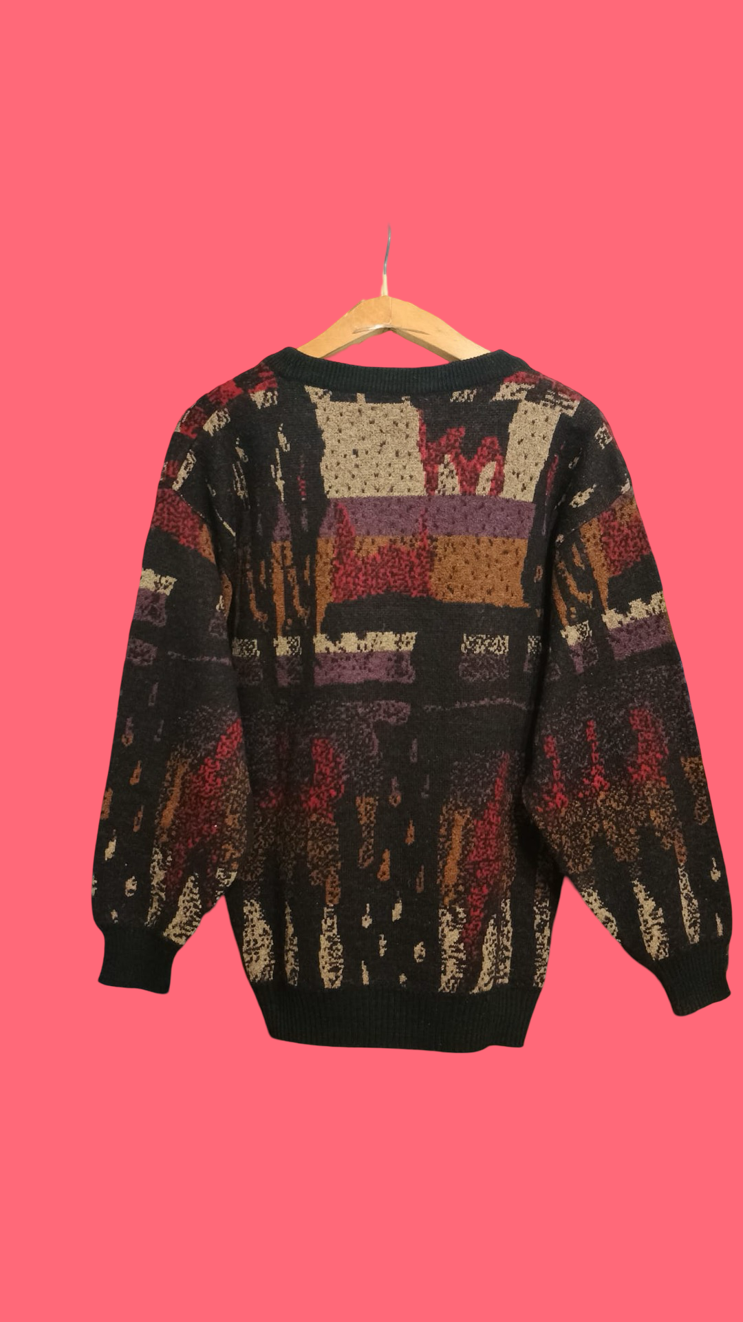 Vintage Multicolor Fantasy 90's Sweater Unisex Size M