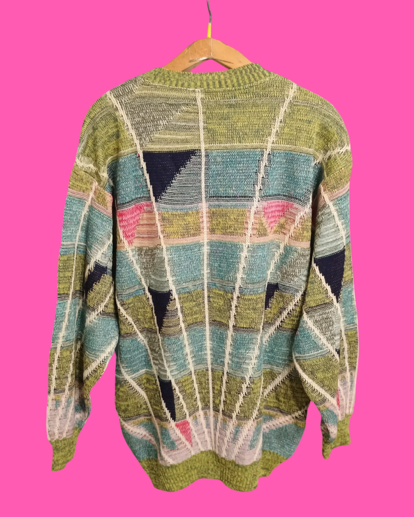 Vintage Multicolor Fantasy 90's Sweater Unisex Size XL