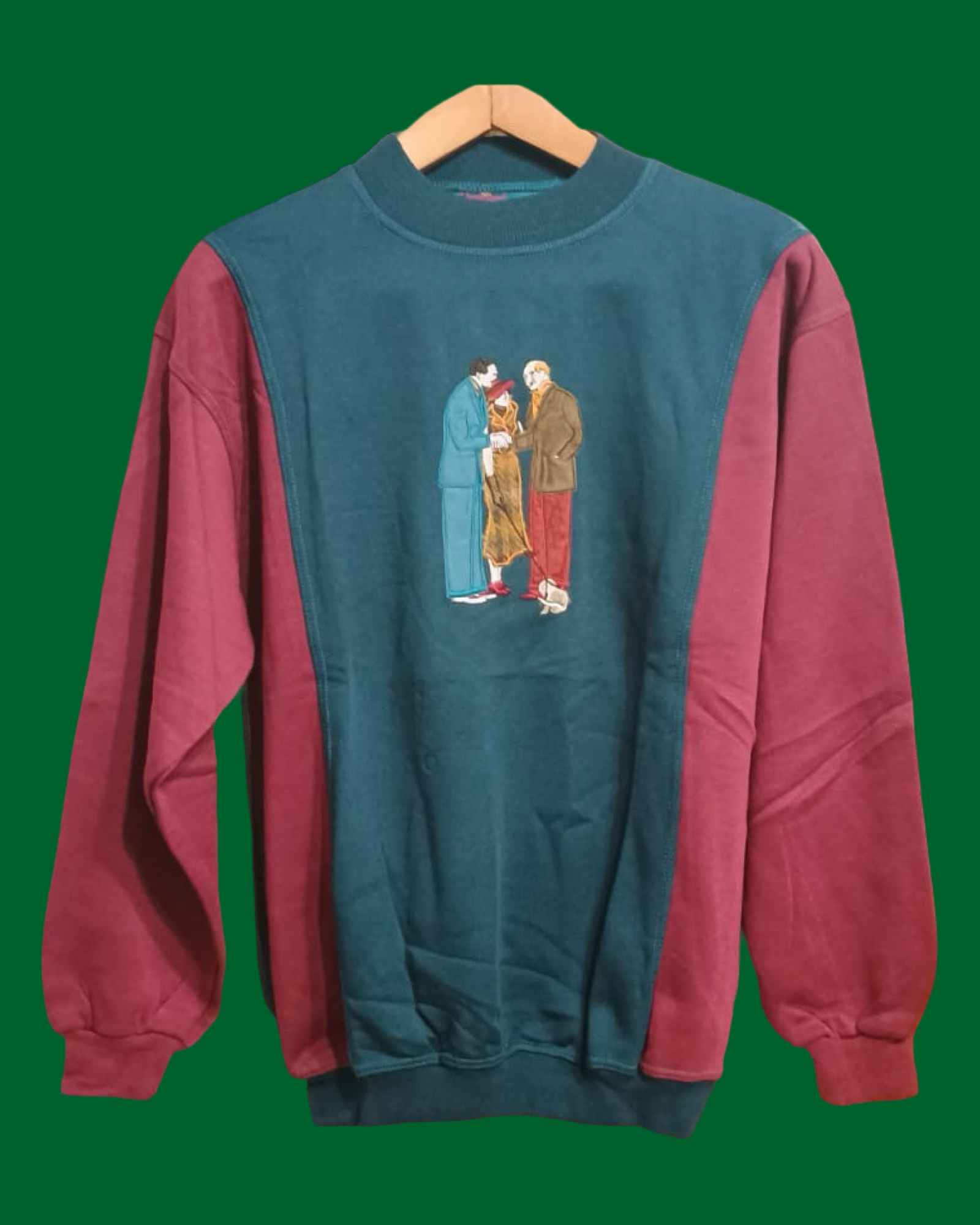 Vintage Multicolor Fantasy 90's Sweatshirt Unisex Size L