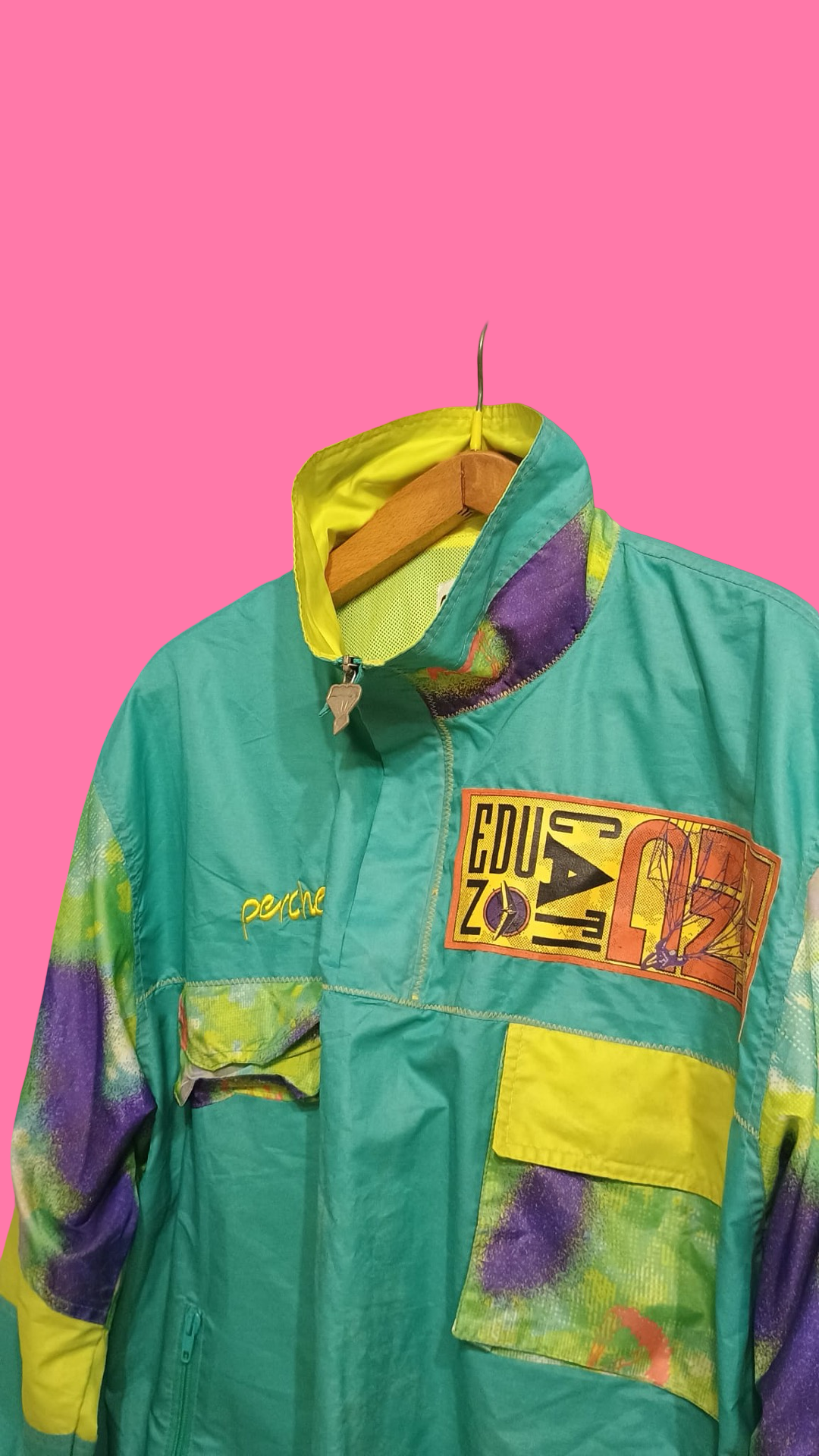 Vintage Multicolor Fantasy 90's Sweatshirt Unisex Size L