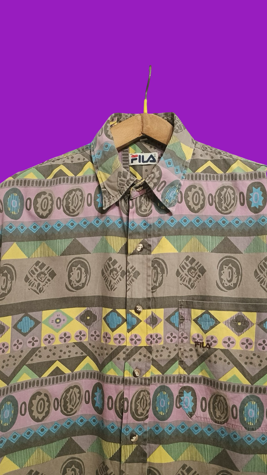 Vintage Multicolor Fantasy 90's Shirt Unisex Size L
