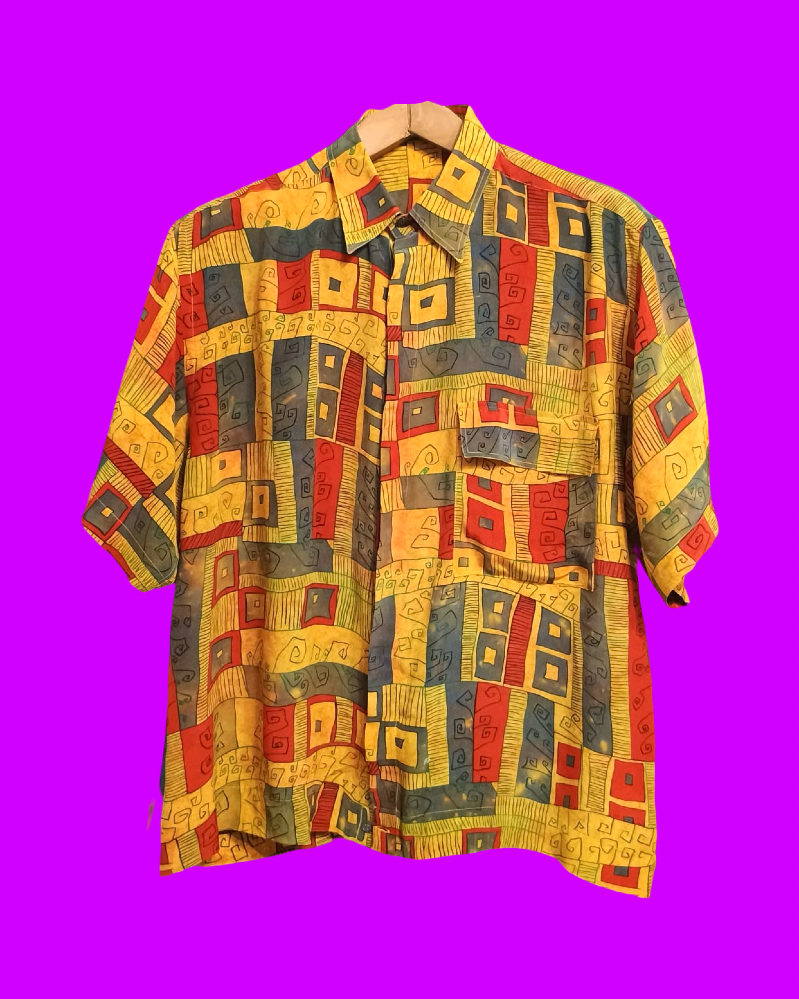 Vintage Multicolor Fantasy 90's Shirt Unisex Size M