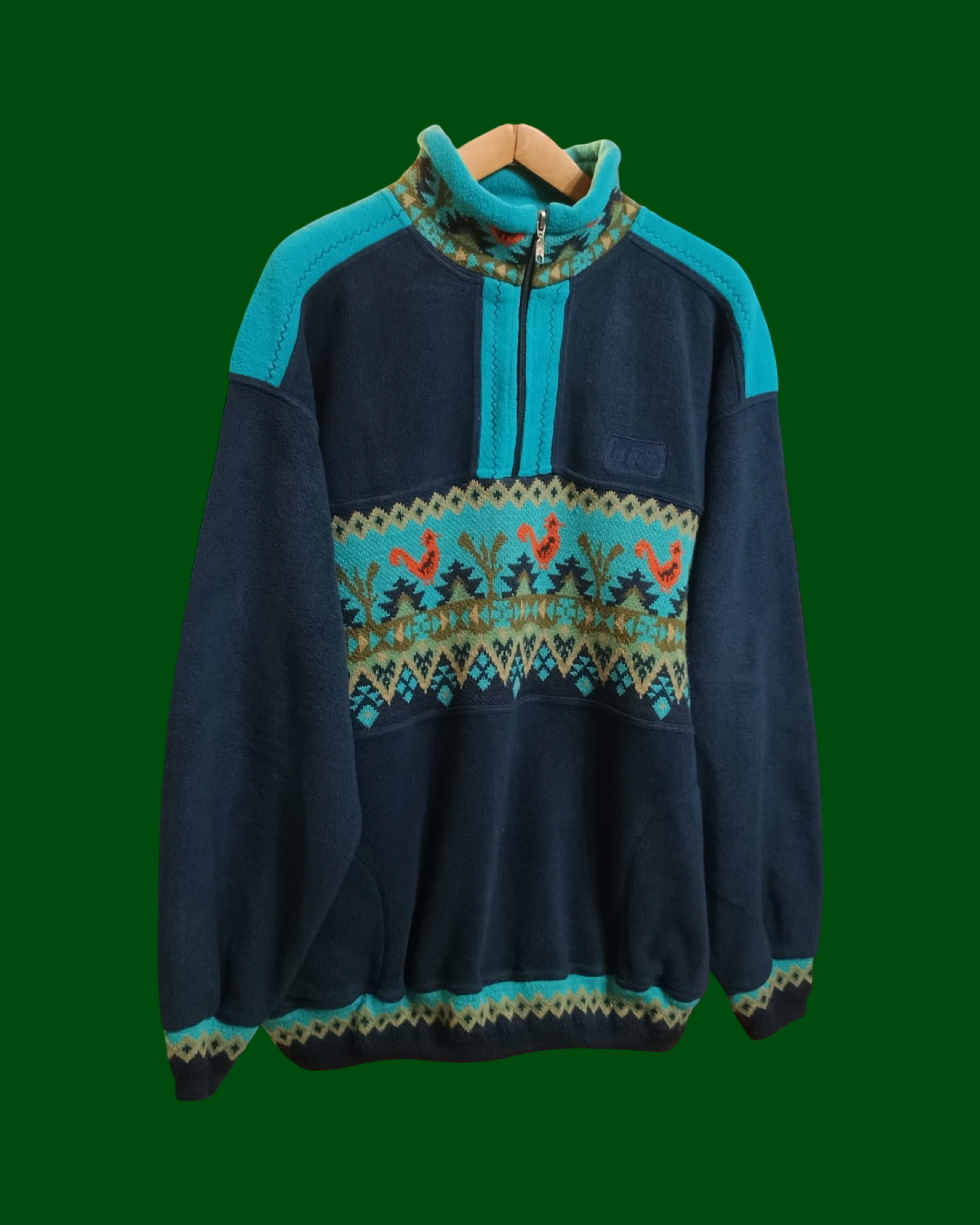 Vintage Multicolor Fantasy 90's Fleece Unisex Size XL