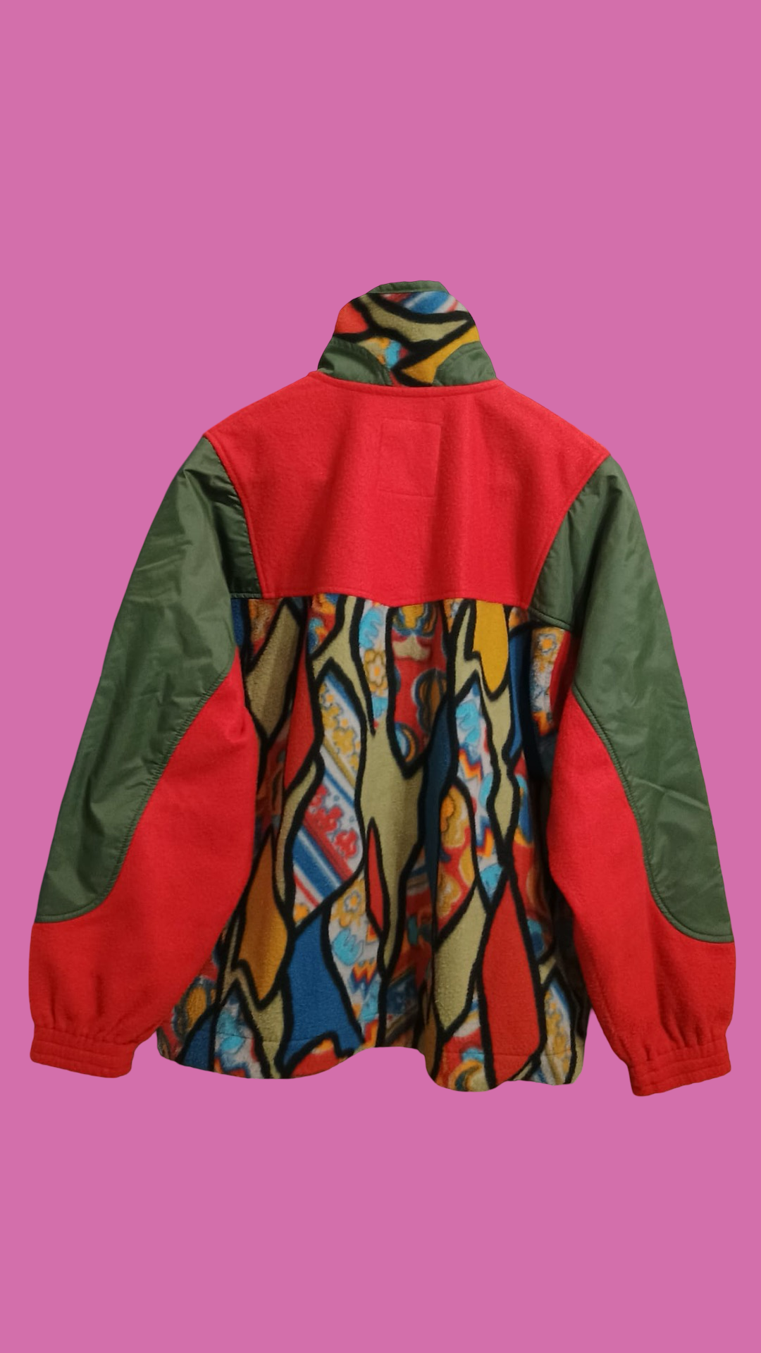 Vintage Multicolor Fantasy 90's Fleece Unisex Size L