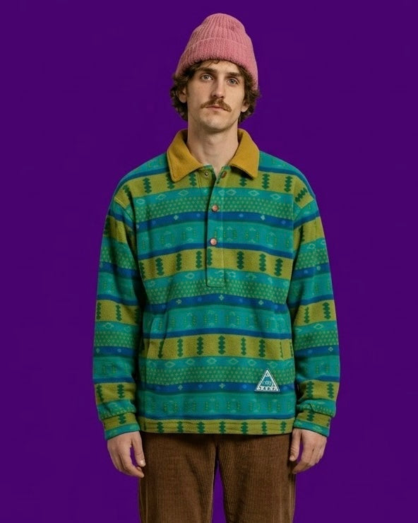 Vintage Multicolor Fantasy 90's Fleece Unisex Size L