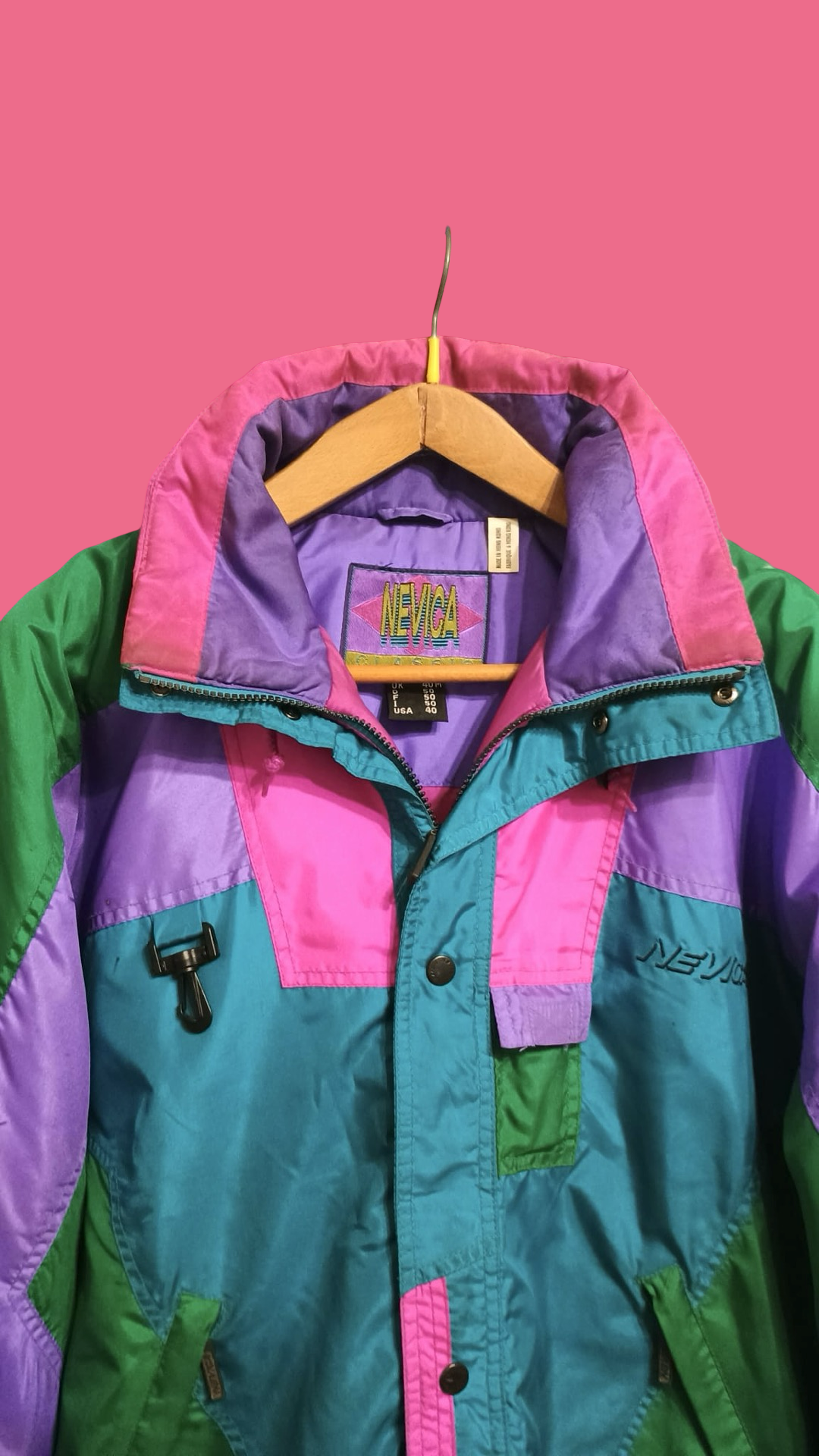 Vintage Multicolor Fantasy 90's Snow Jacket Unisex Size L