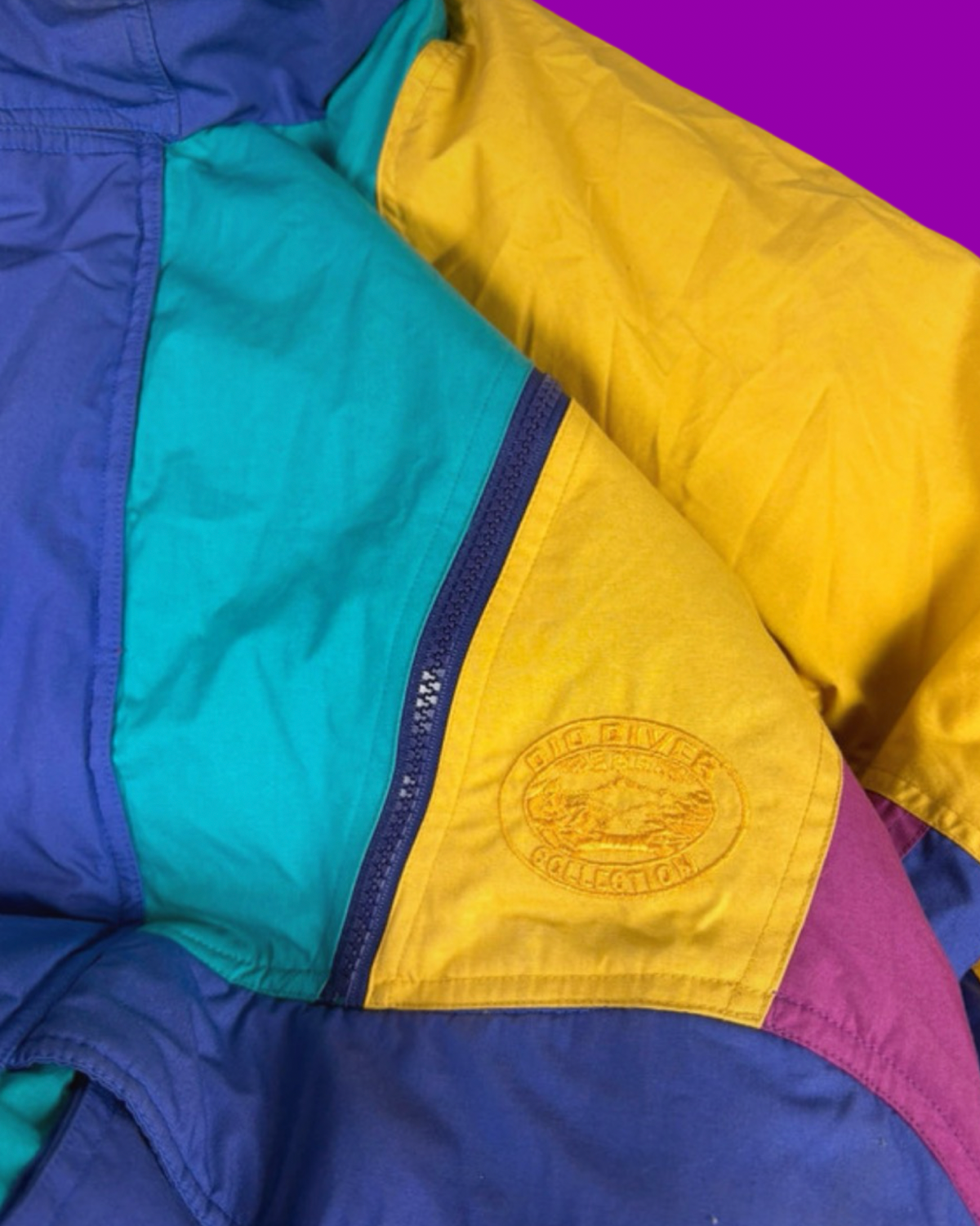 Vintage Multicolor Fantasy 90's Snow Jacket Unisex Size L