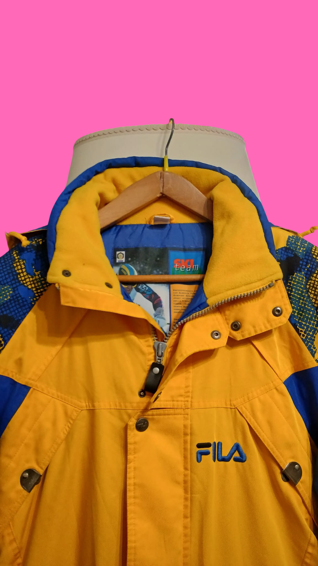 Vintage Multicolor Fantasy 90's Fila Snow Jacket Unisex Size XL